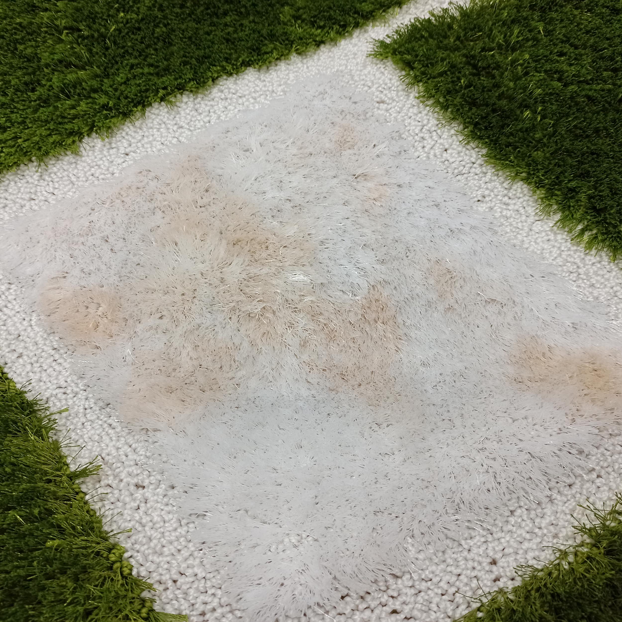 Dywan Nowoczesny Ovo Typu Shaggy 06  Zielony