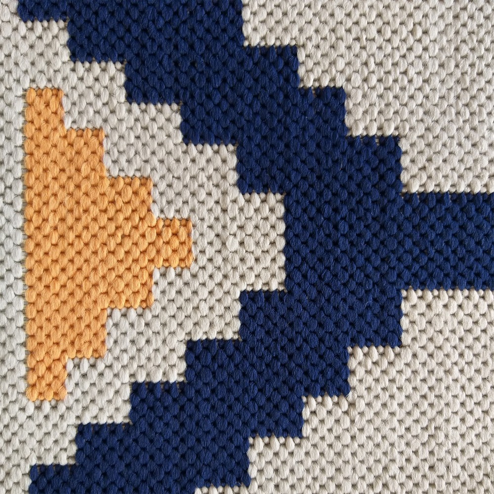 Dywan Nowoczesny Sznurkowy OUTDOOR Patio 01 - Beżowo - Granatowy Dywan Nowoczesny Sznurkowy OUTDOOR Patio 01 - Beżowo - Granatowy