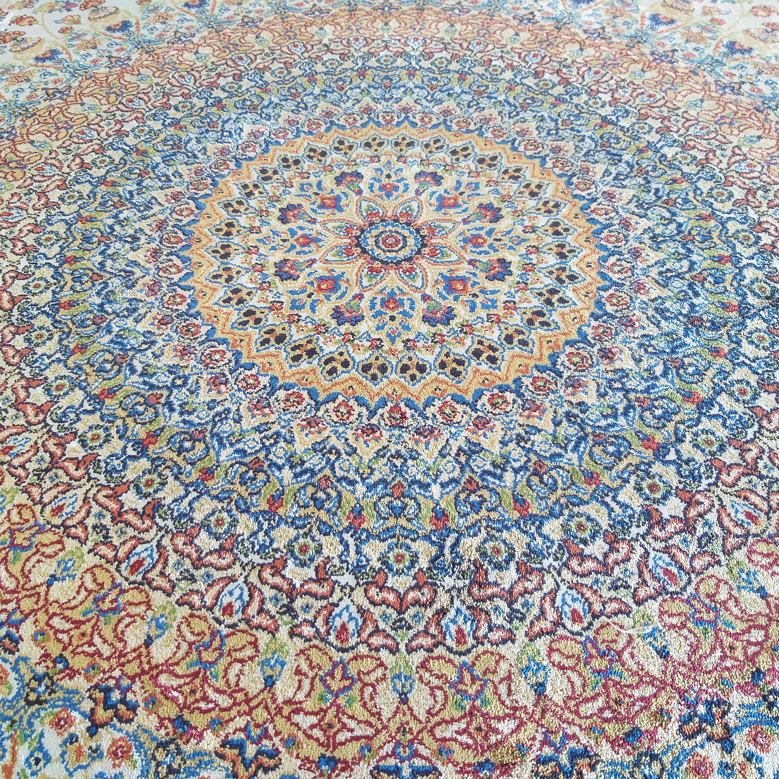 Dywan ekskluzywny Qum Silk 07 - kremowy Dywan ekskluzywny Qum Silk 07 - kremowy