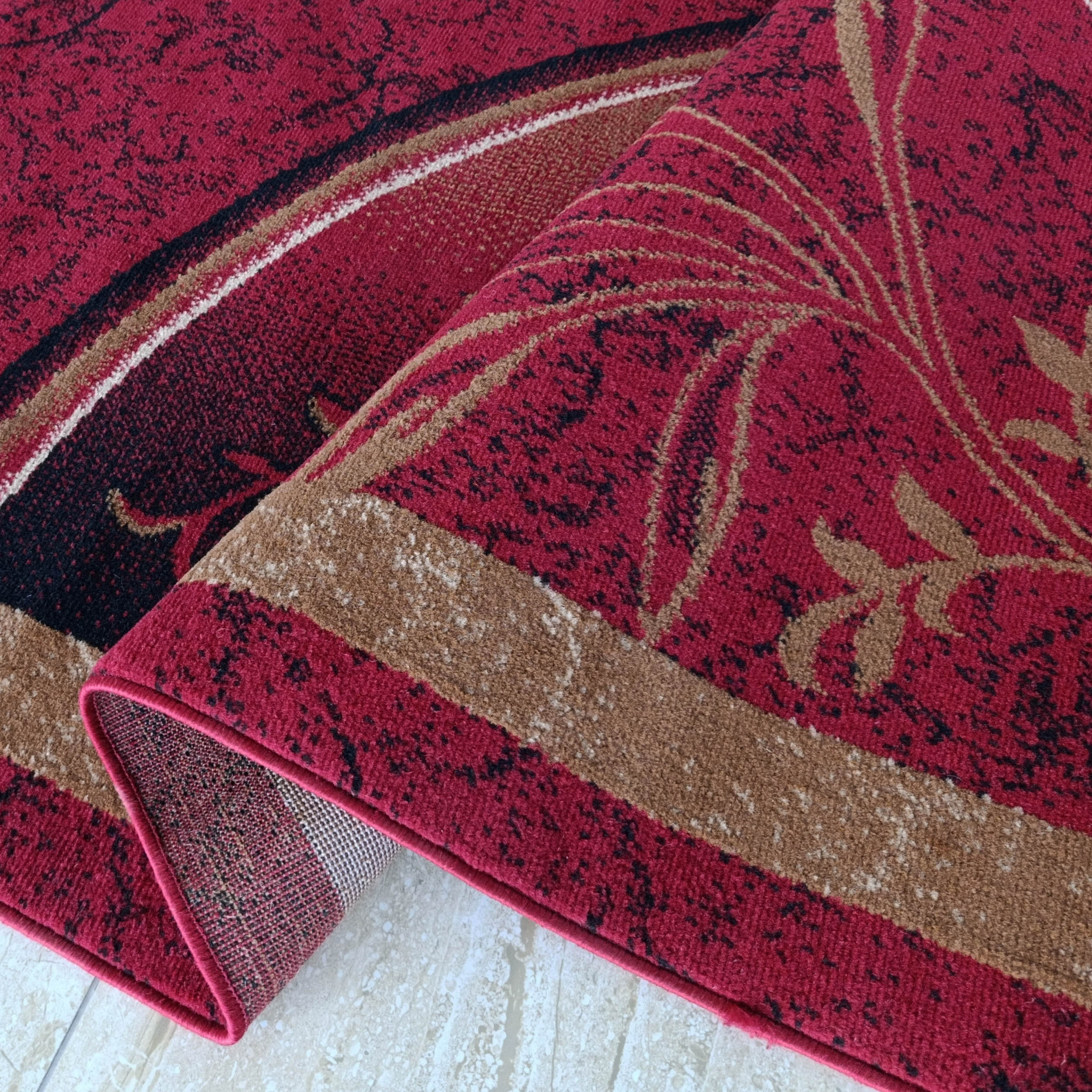 Dywan Klasyczny BCF Alfa 21 czerwony