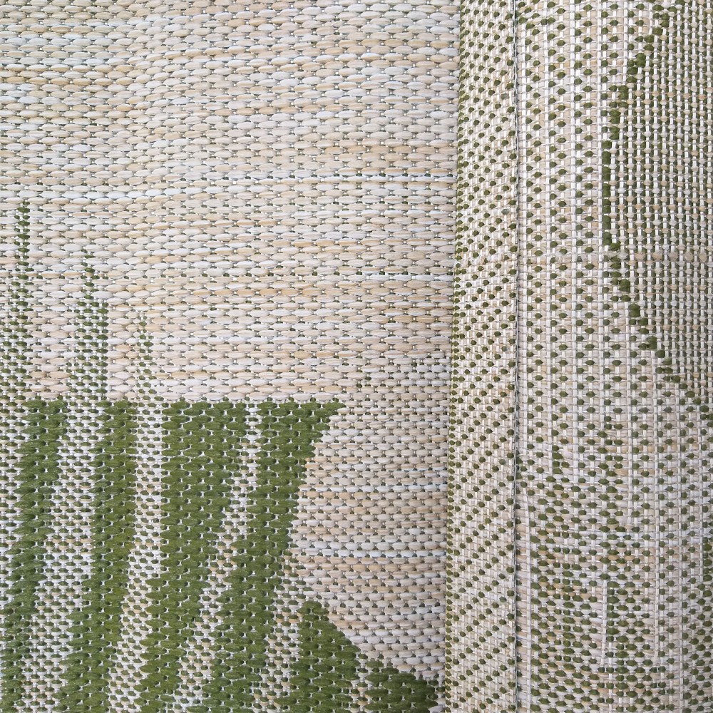 Dywan Nowoczesny Sznurkowy OUTDOOR Patio 115 - Zielony