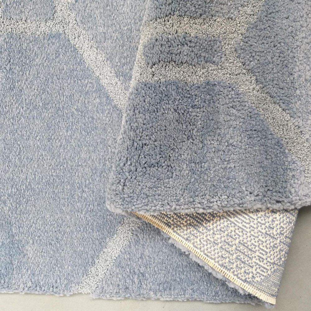 Dywan Nowoczesny Shaggy Cosy Balta 08 - Do Łączenia - Niebieski