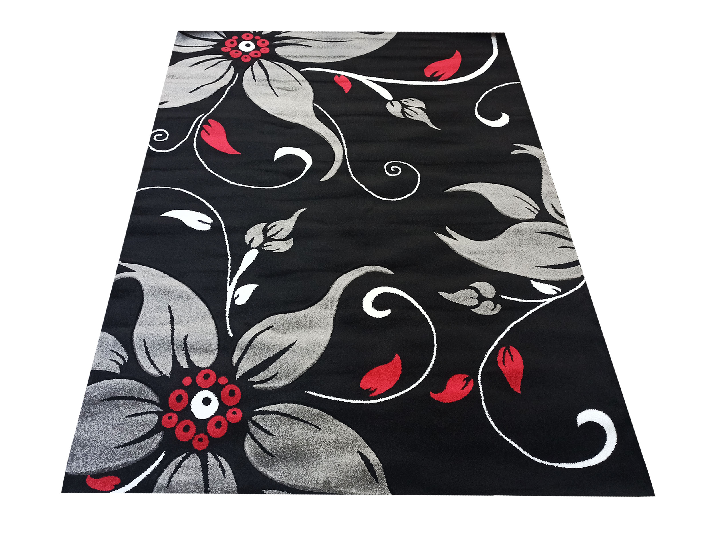 Dywan nowoczesny Fantazja 06193A-BL - czarny