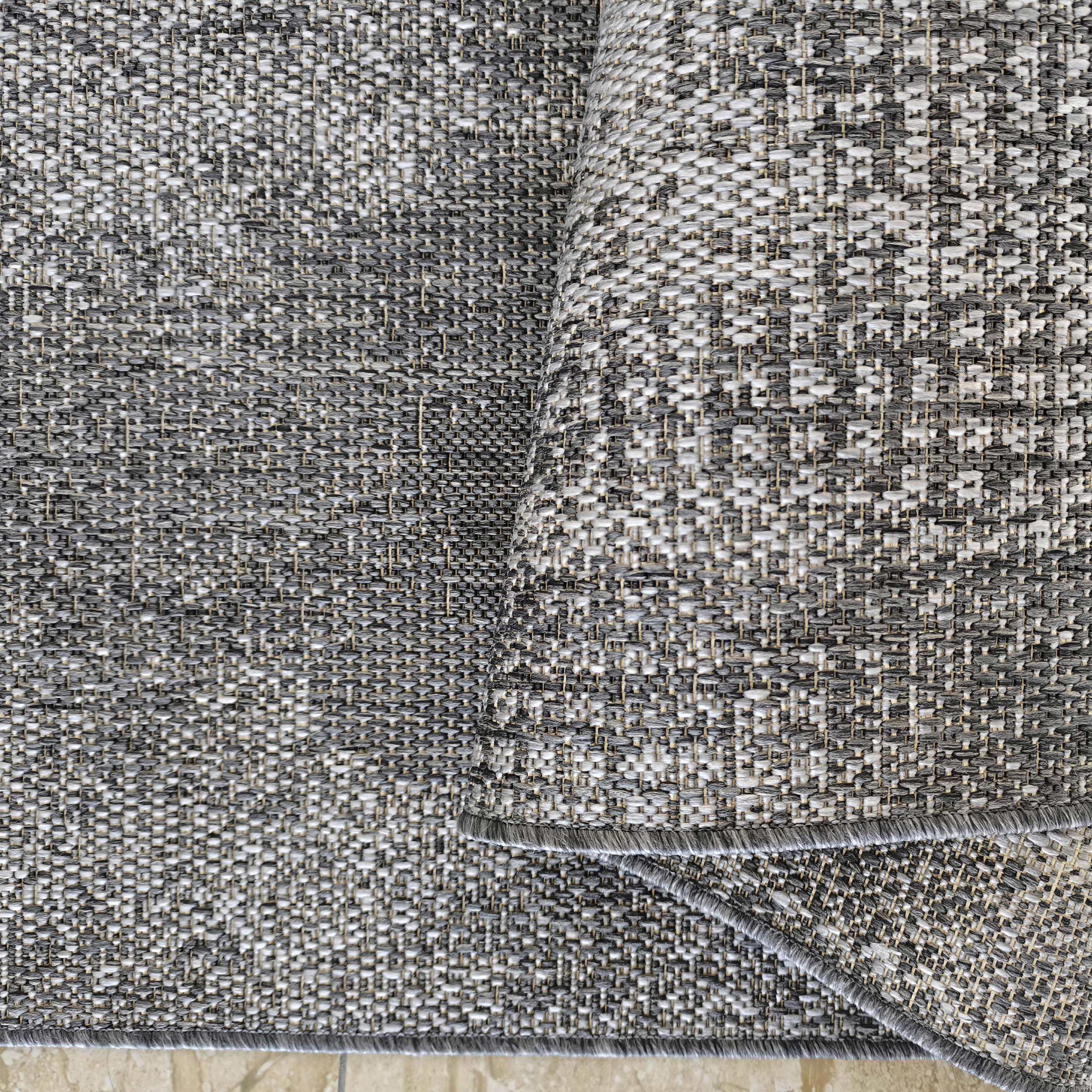 Chodnik sznurkowy na metry PATIO 10 szary 100 cm