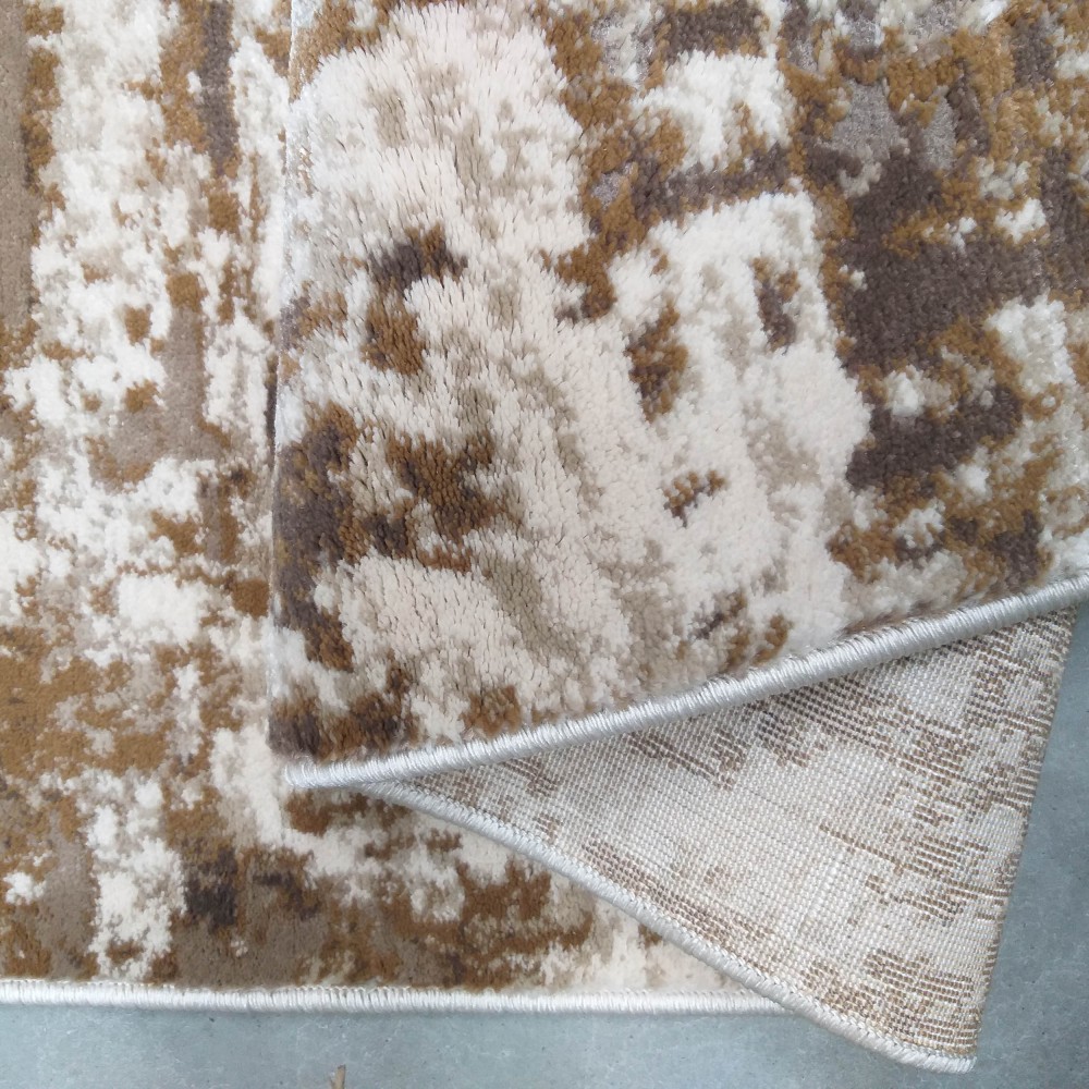 Dywan Nowoczesny Milas Shrink PRL 01B KK - Beżowo - Brązowy Dywan Nowoczesny Milas Shrink PRL 01B KK - Beżowo - Brązowy