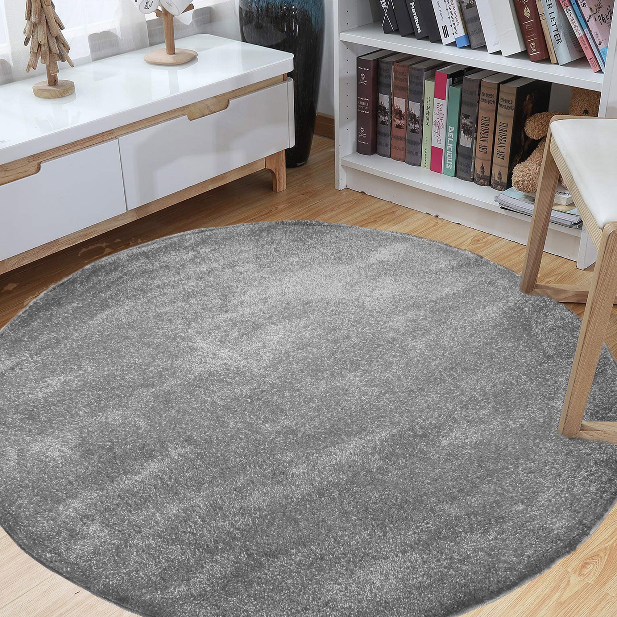 Dywan Nowoczesny Shaggy Cosy Balta Koło 01 - Szary