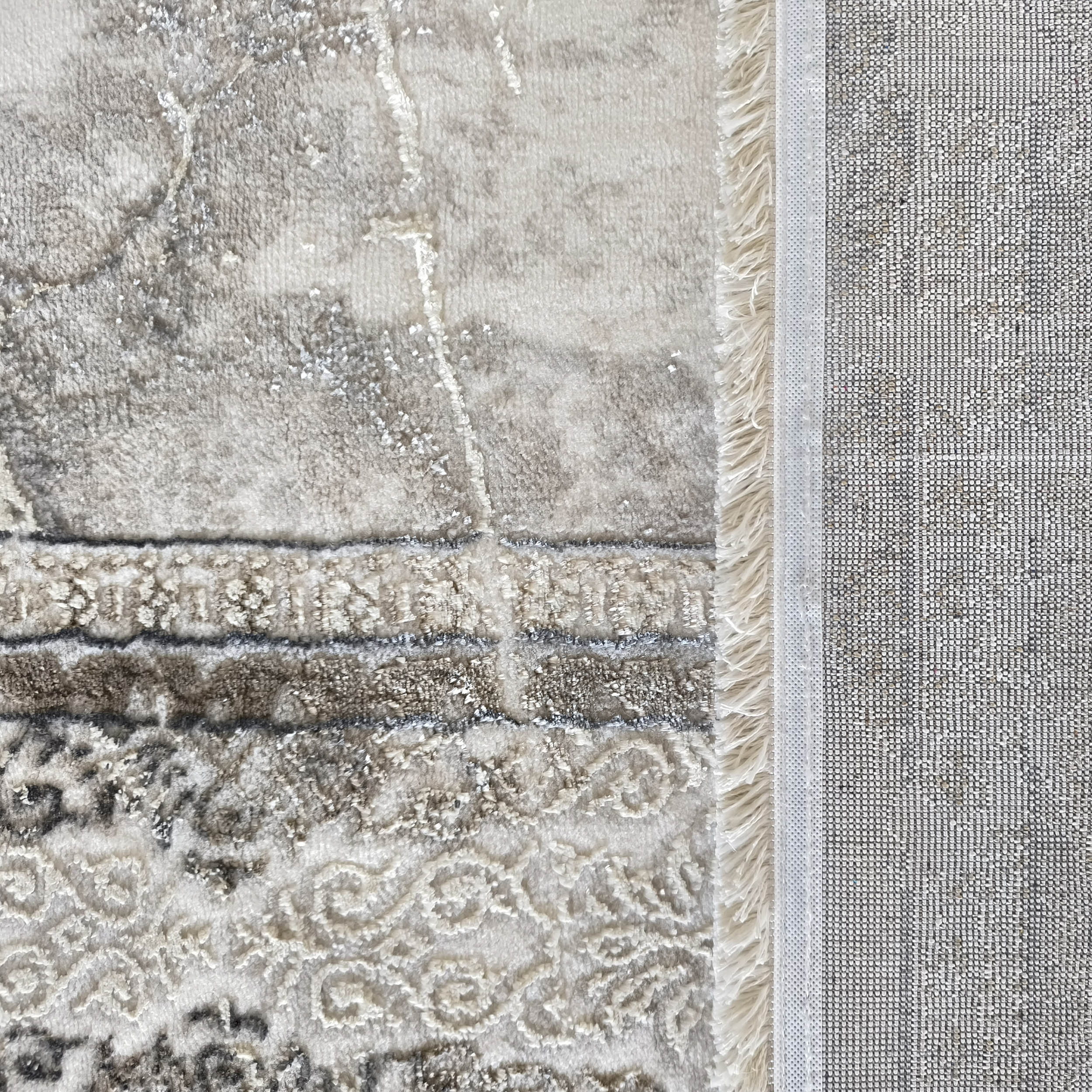 Dywan Ekskluzywny Allegron 01 - Srebrno-Kremowy