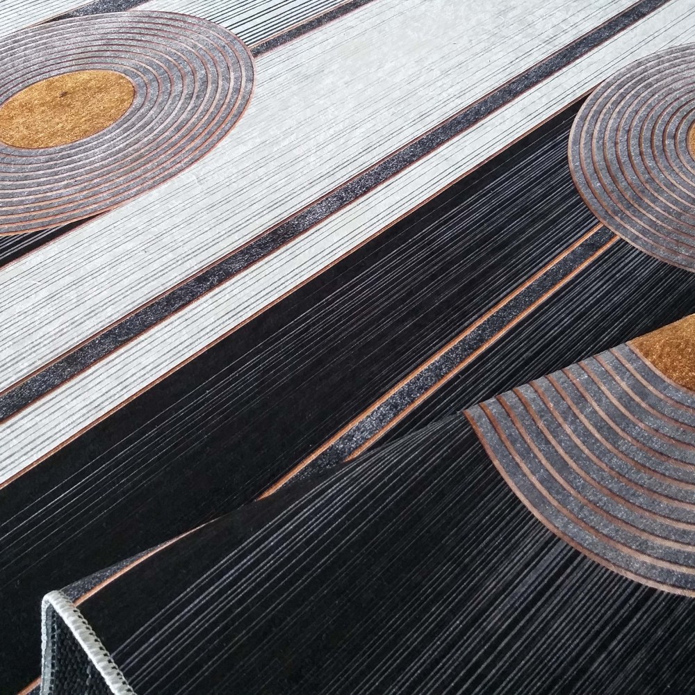 Dywan Nowoczesny Wenus 500 - Srebrno - Złoty