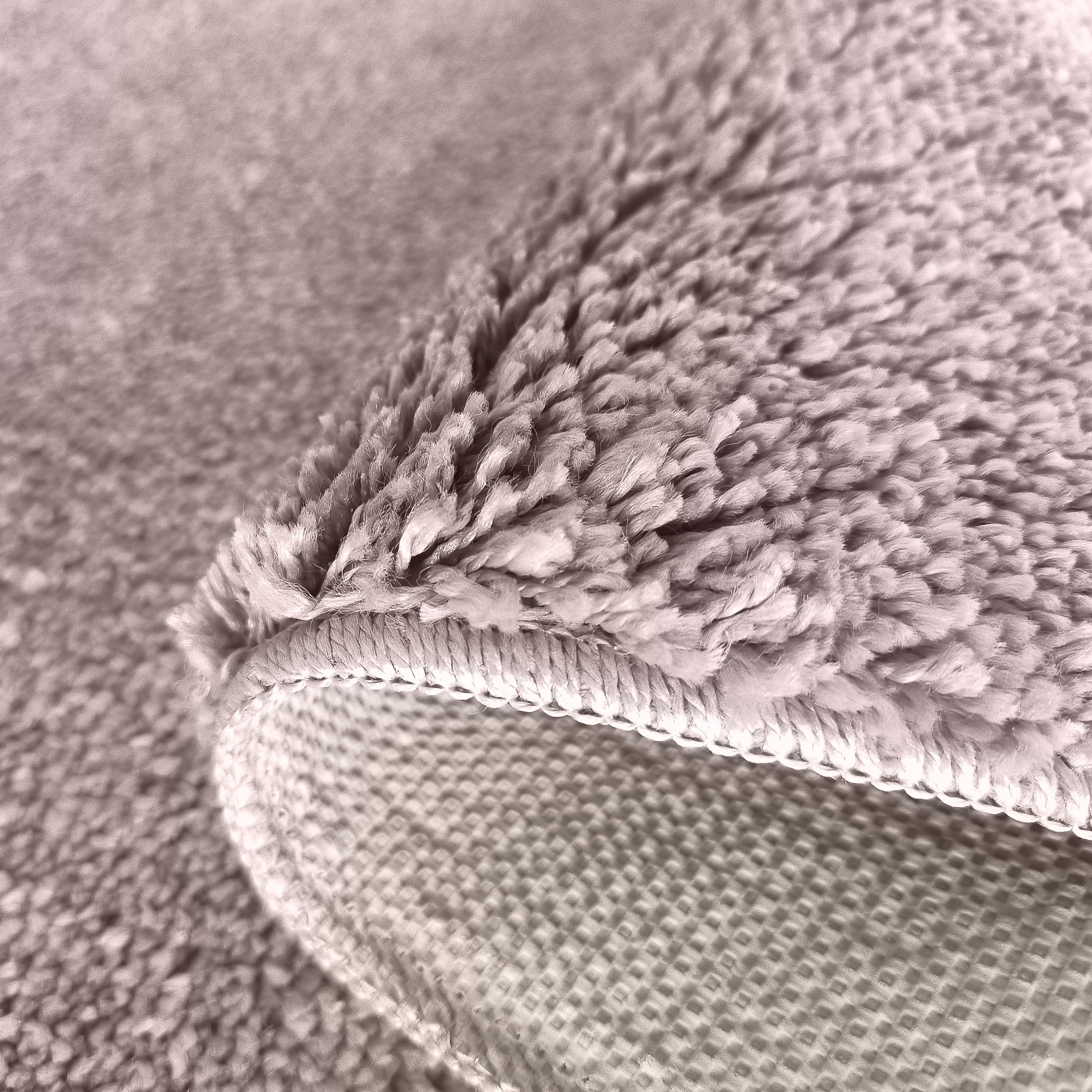  Dywan Kamel Typu Shaggy Nowoczesny Soft - Beżowo - różowy