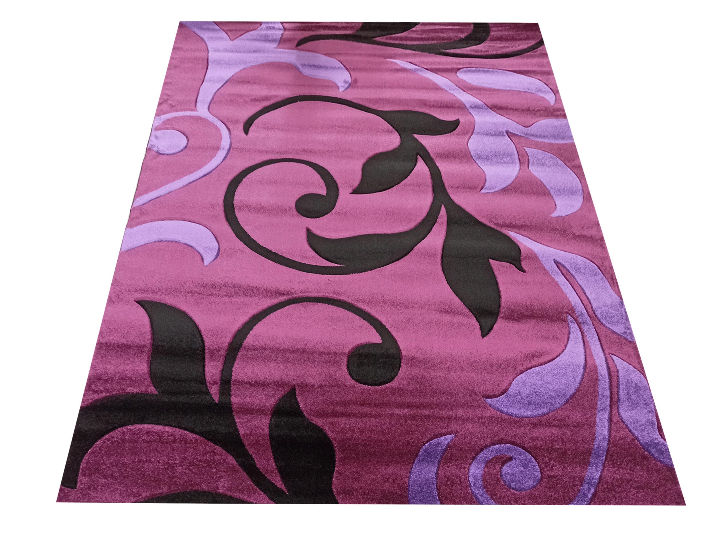 Dywan nowoczesny Fantazja LISCIE-LB - fioletowy