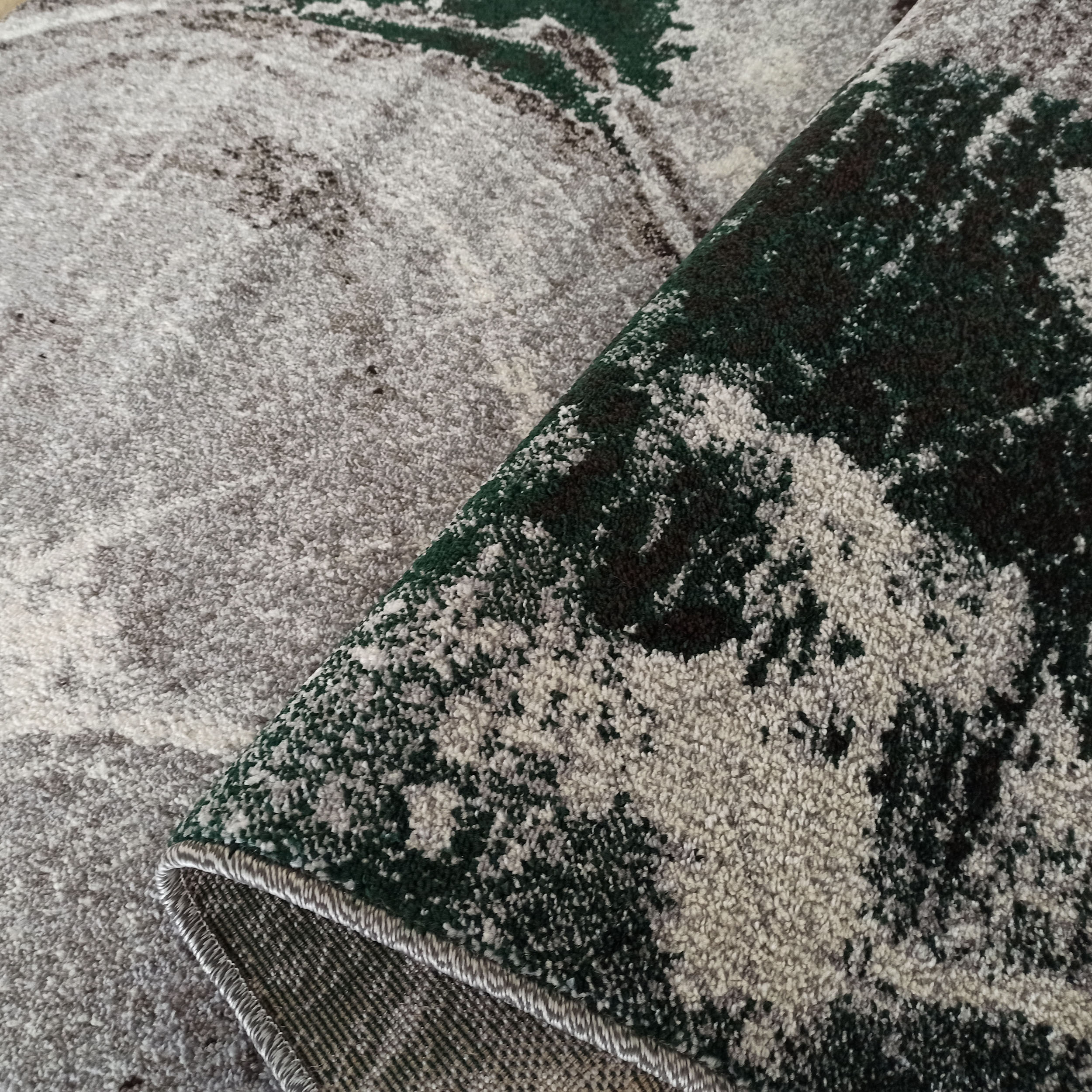 Dywan Nowoczesny Otto 04 Szaro-Zielony