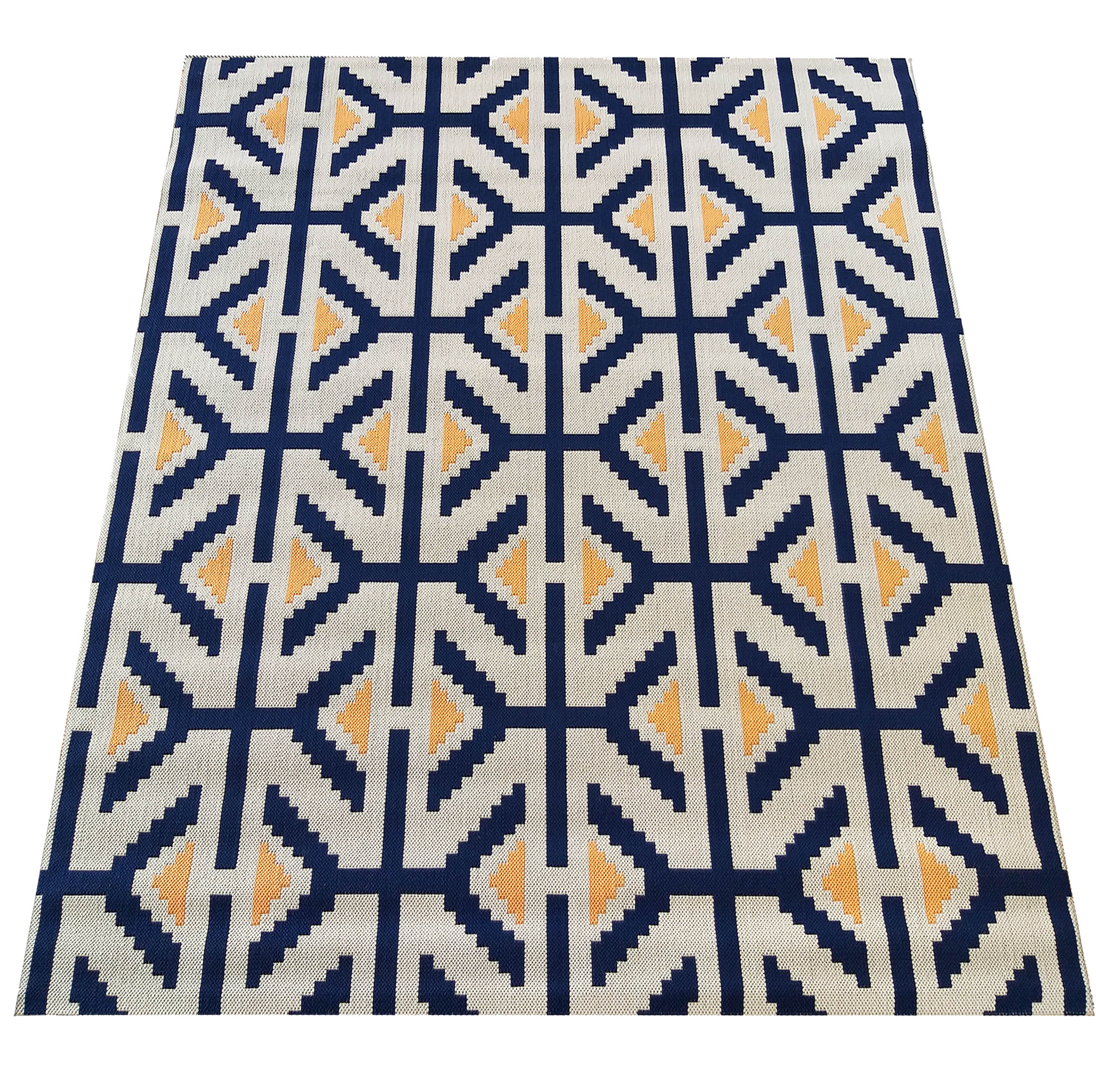 Dywan Nowoczesny Sznurkowy OUTDOOR Patio 01 - Beżowo - Granatowy Dywan Nowoczesny Sznurkowy OUTDOOR Patio 01 - Beżowo - Granatowy