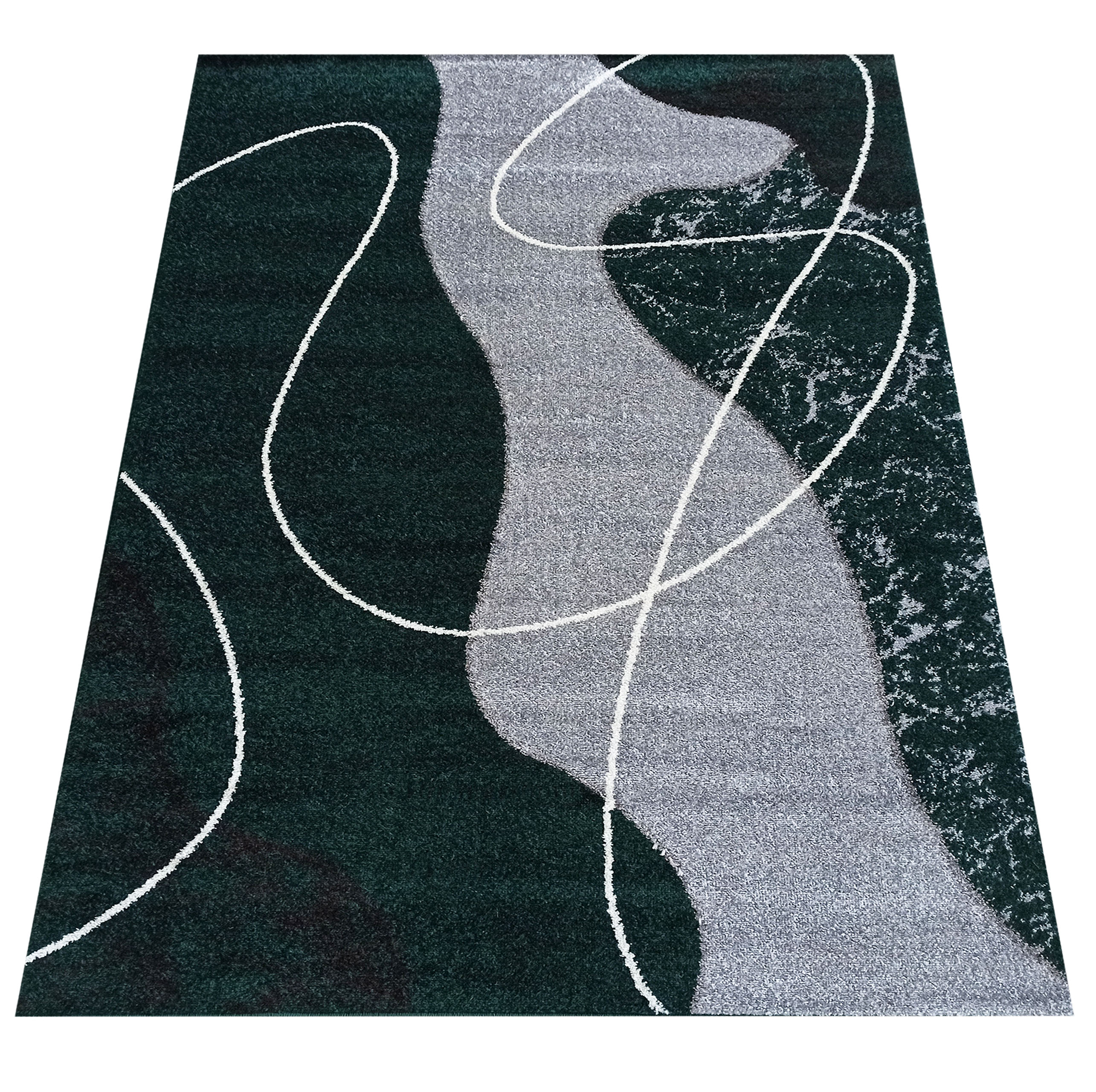 Dywan Nowoczesny Otto 05 Szaro-Zielony