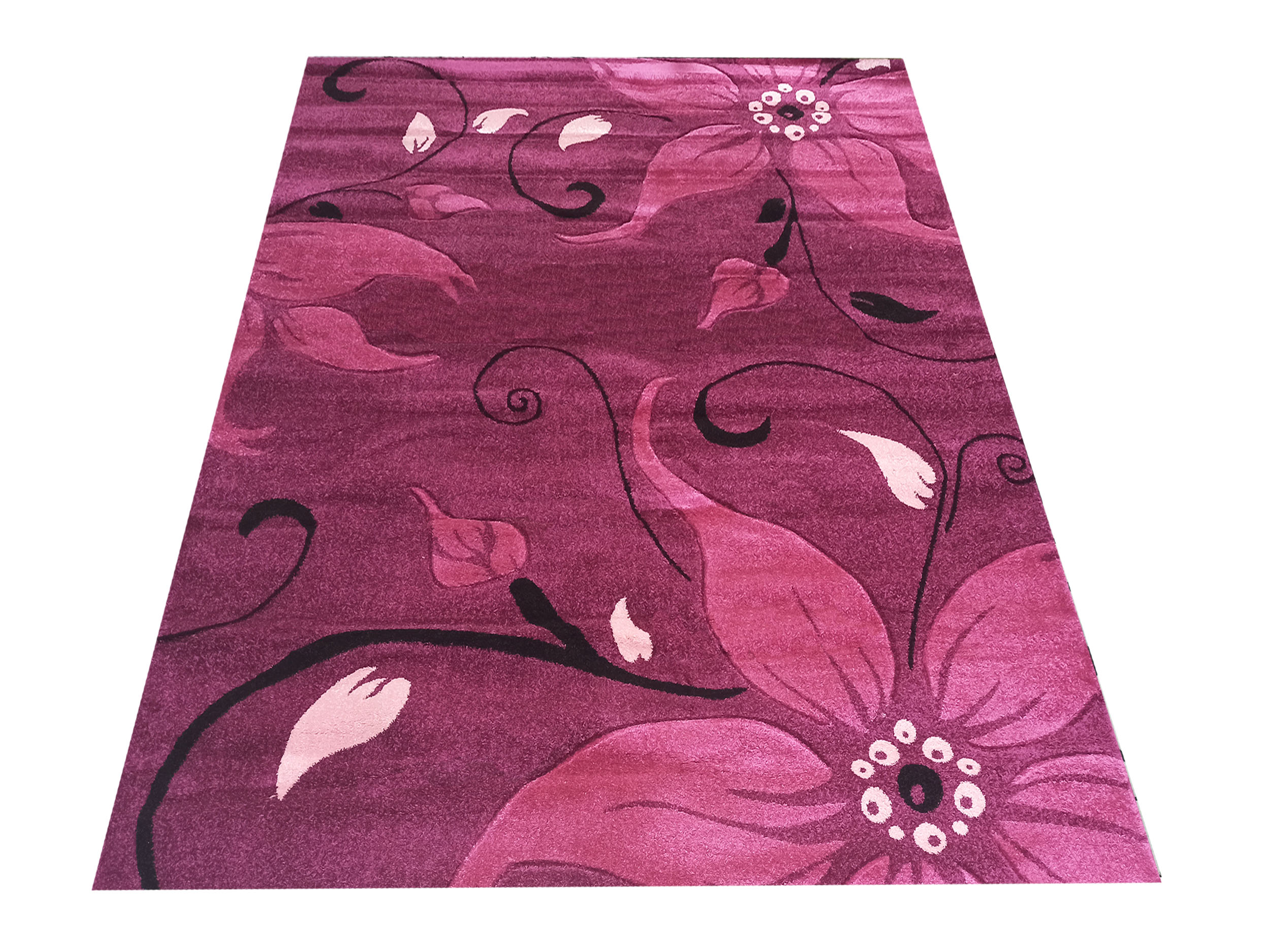 Dywan nowoczesny Fantazja FA-102 - fioletowy