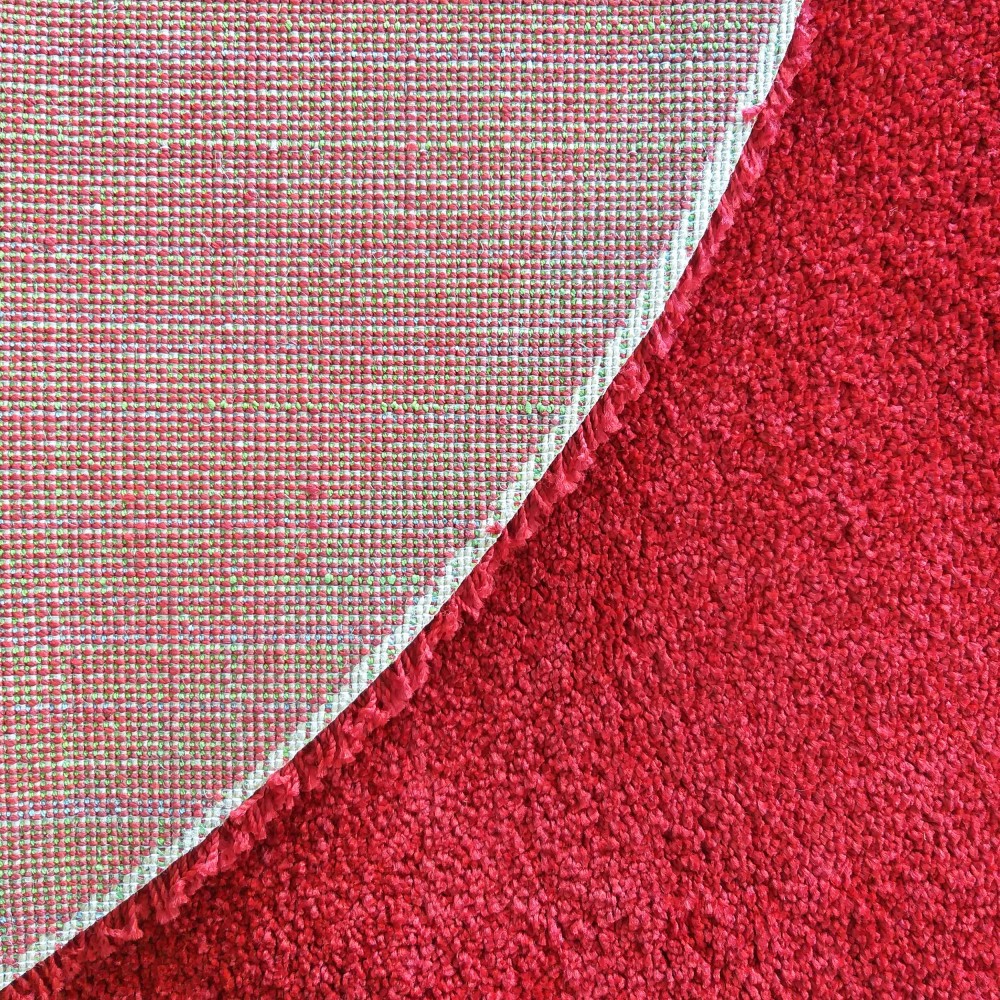 Dywan Nowoczesny Shaggy Cosy Balta Koło 01 - BO - Czerwony Dywan Nowoczesny Shaggy Cosy Balta Koło 01 - BO - Czerwony