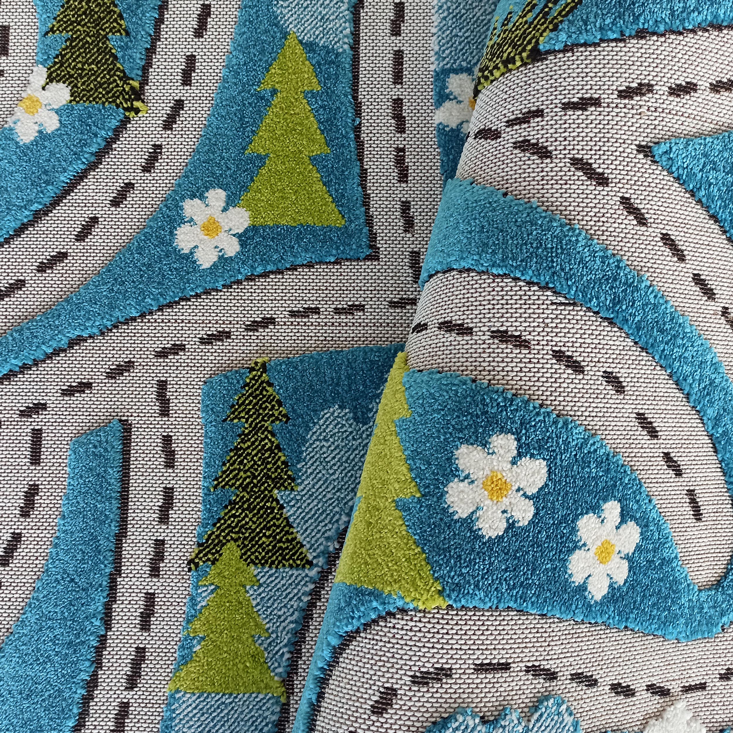 Dywan Sensoryczny Dla Dzieci COLOR KIDS 02 - Niebieski Dywan Sensoryczny Dla Dzieci COLOR KIDS 02 - Niebieski