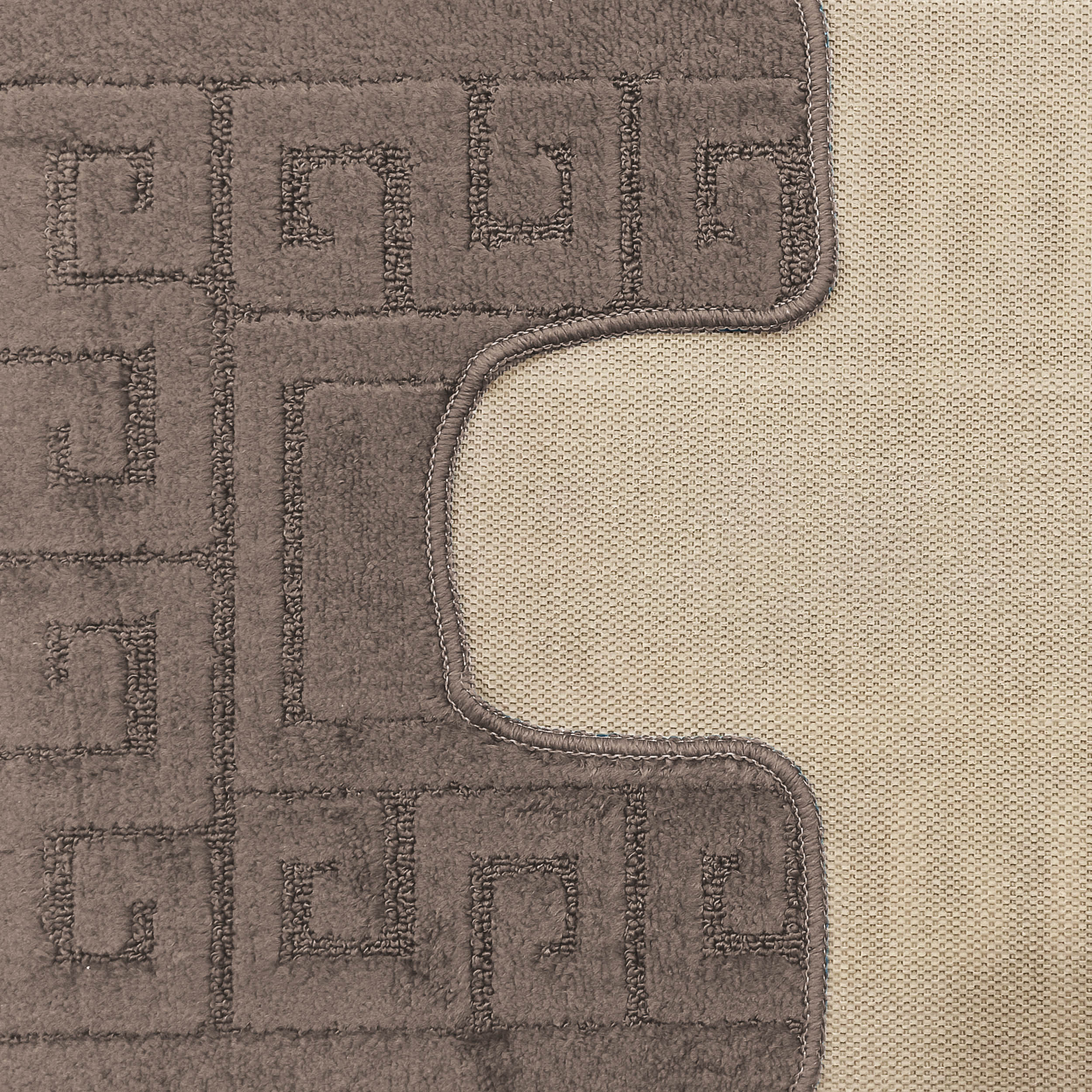 Komplet Dywaników Łazienkowych Montana Ethnic - Cappuccino Pod WC Antypoślizgowy Komplet Dywaników Łazienkowych Montana Ethnic - Cappuccino Pod WC Antypoślizgowy