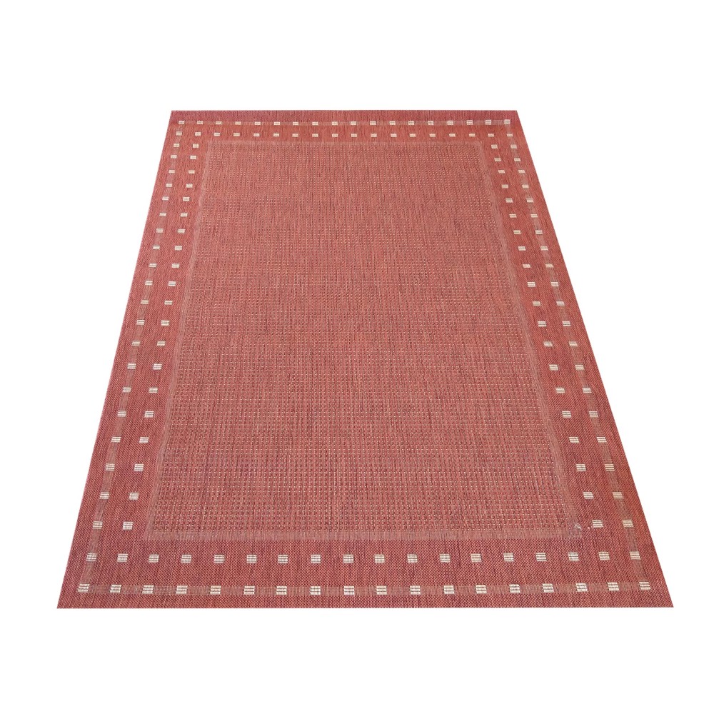 Dywan Nowoczesny Sznurkowy OUTDOOR Patio 109 - Pomarańczowo/Ceglany