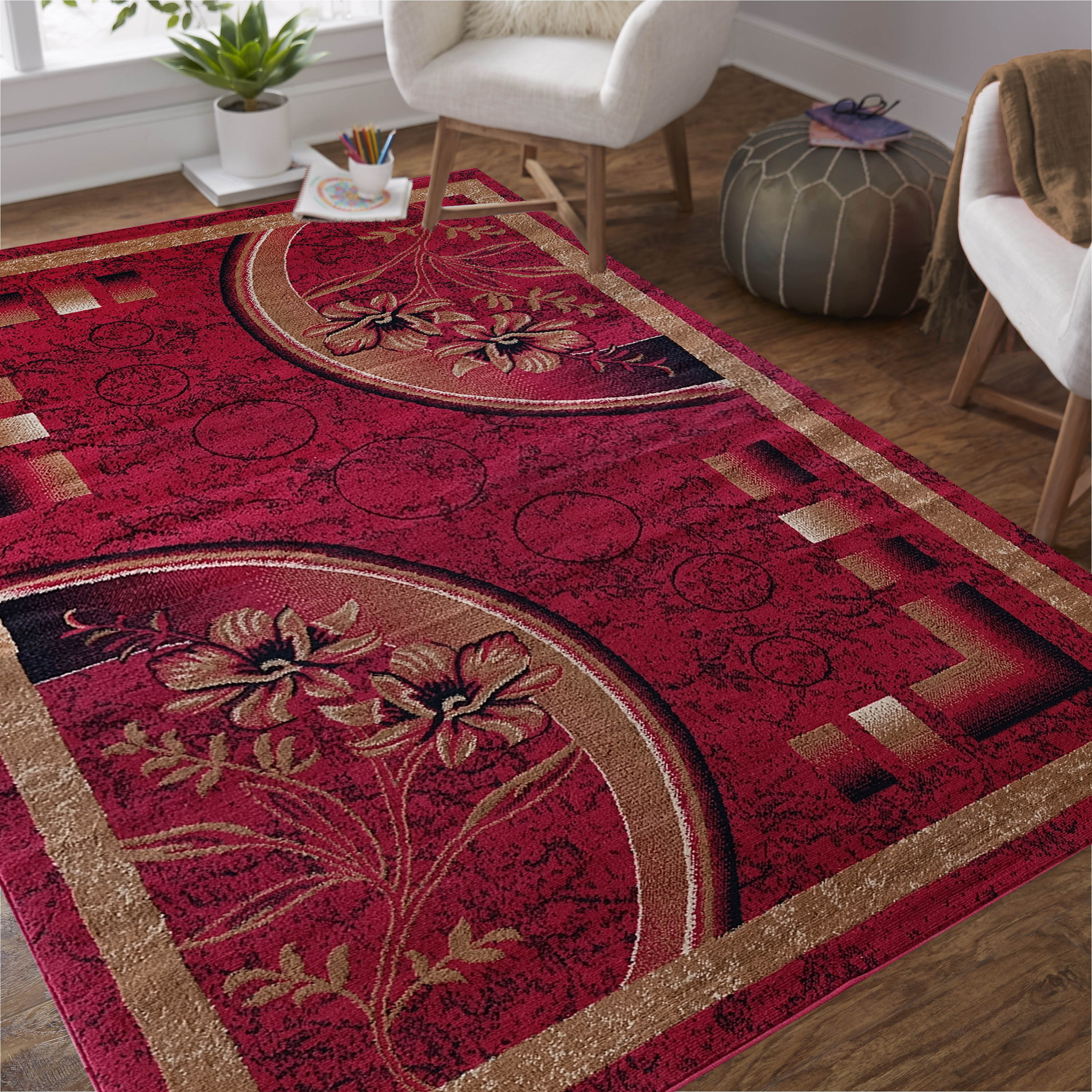 Dywan Klasyczny BCF Alfa 21 czerwony