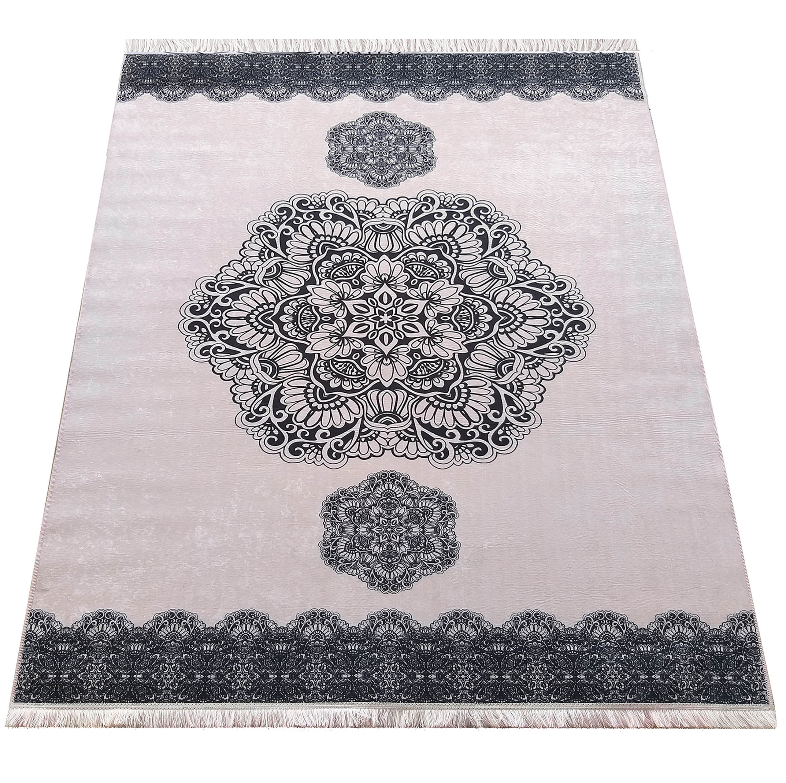 Dywan Antypoślizgowy Nowoczesny Horeca 10 Pudra Glamour