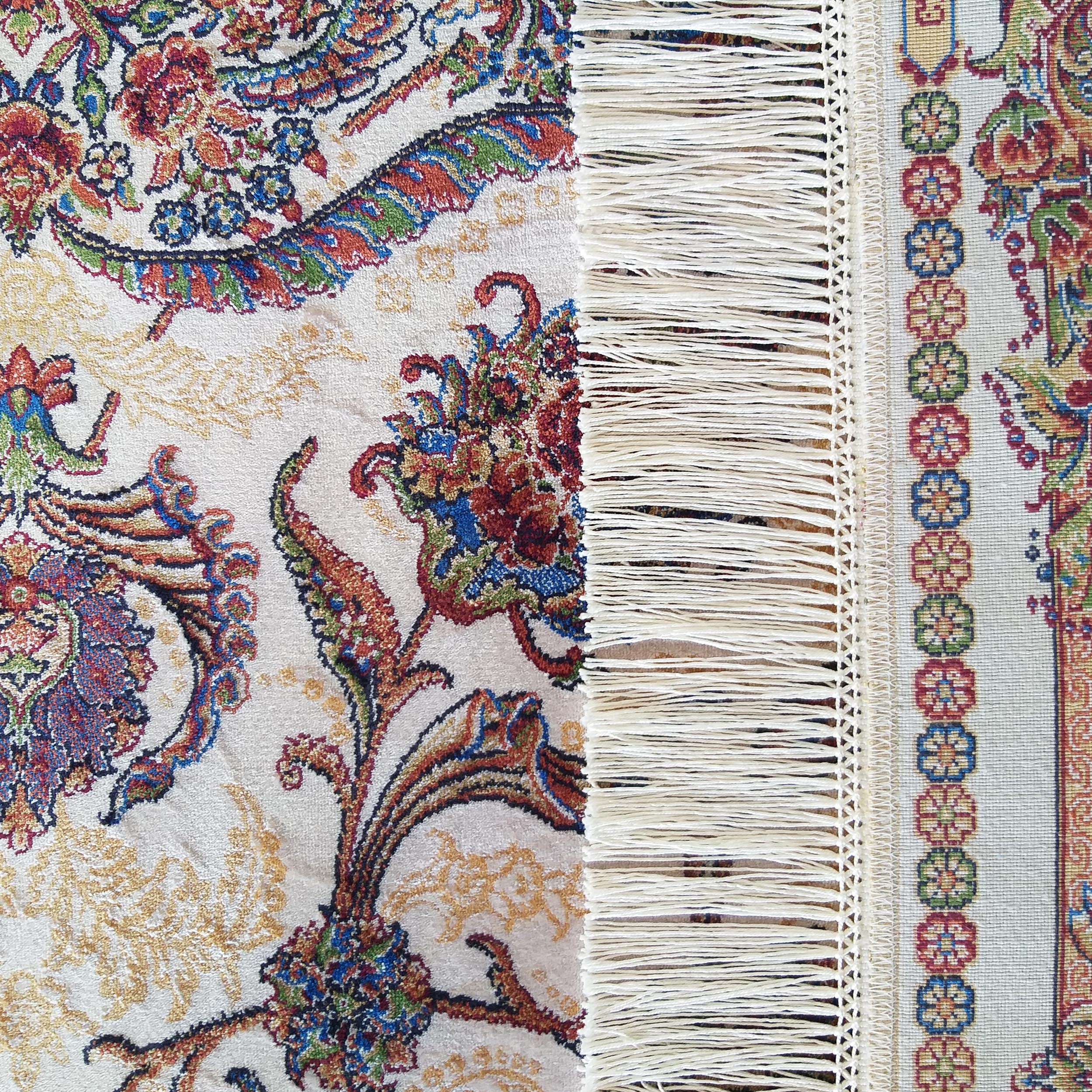 Dywan ekskluzywny Qum Silk 08 - kremowy Dywan ekskluzywny Qum Silk 08 - kremowy