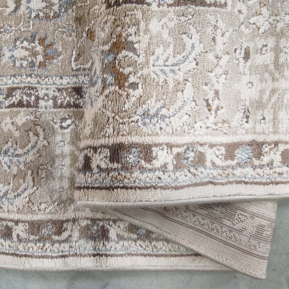 Dywan Nowoczesny Milas Shrink PRL 02C KA - Beżowo - Brązowy Dywan Nowoczesny Milas Shrink PRL 02C KA - Beżowo - Brązowy