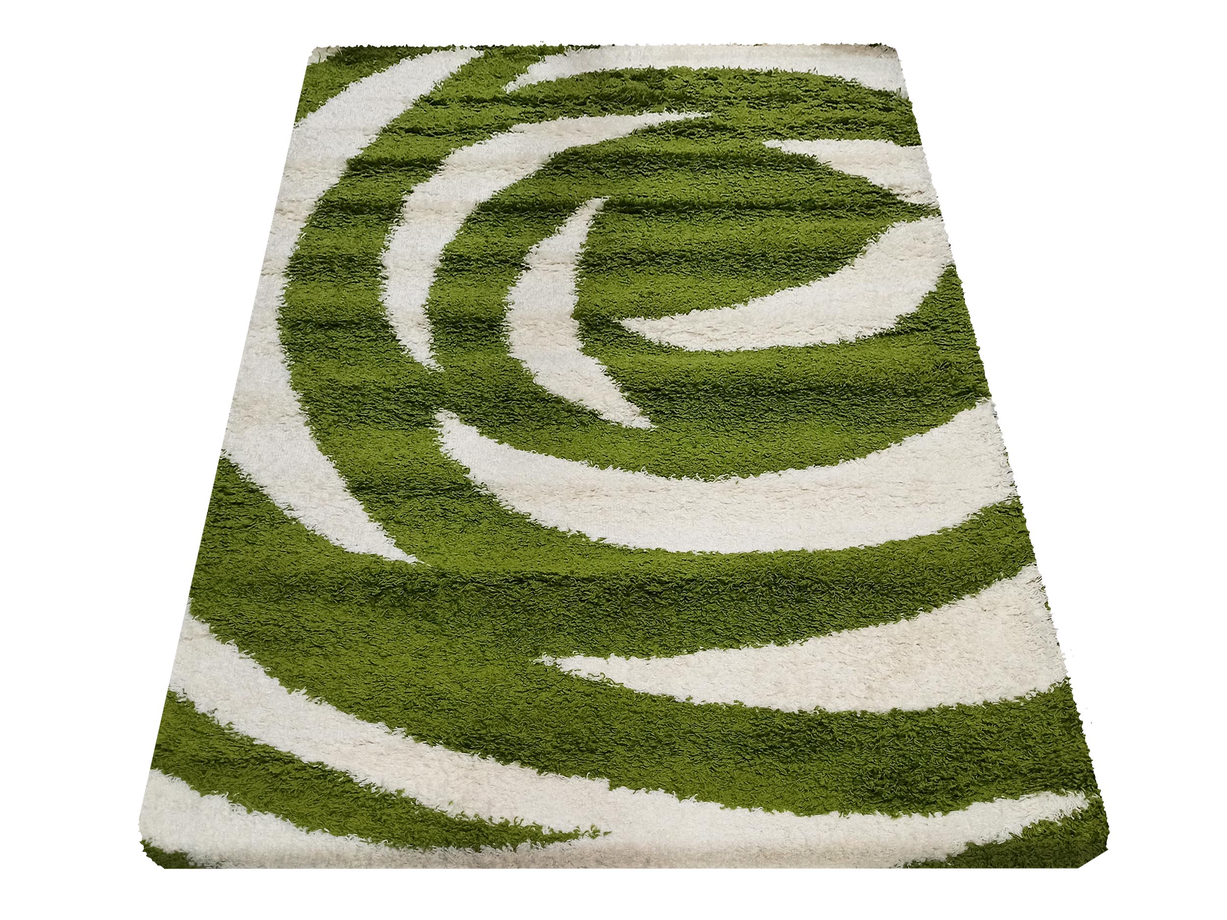 Dywan Nowoczesny Shaggy Long 396SA-GRN - wielokolorowy