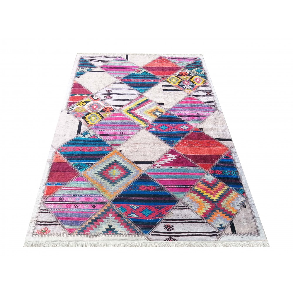 Dywan Nowoczesny Wielokolorowy Safir 500 - Patchwork Dywan Nowoczesny Wielokolorowy Safir 500 - Patchwork
