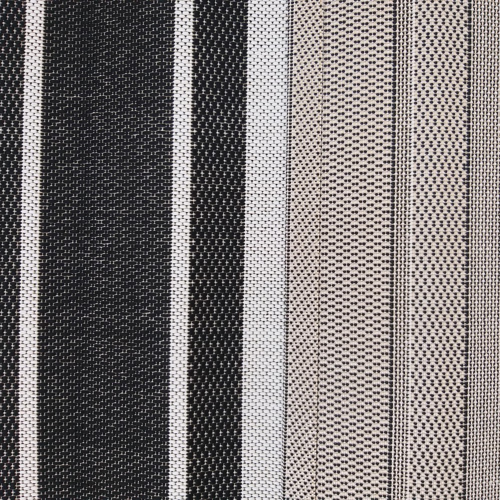 Dywan Nowoczesny Sznurkowy OUTDOOR Patio 29 - Czarno - Biały