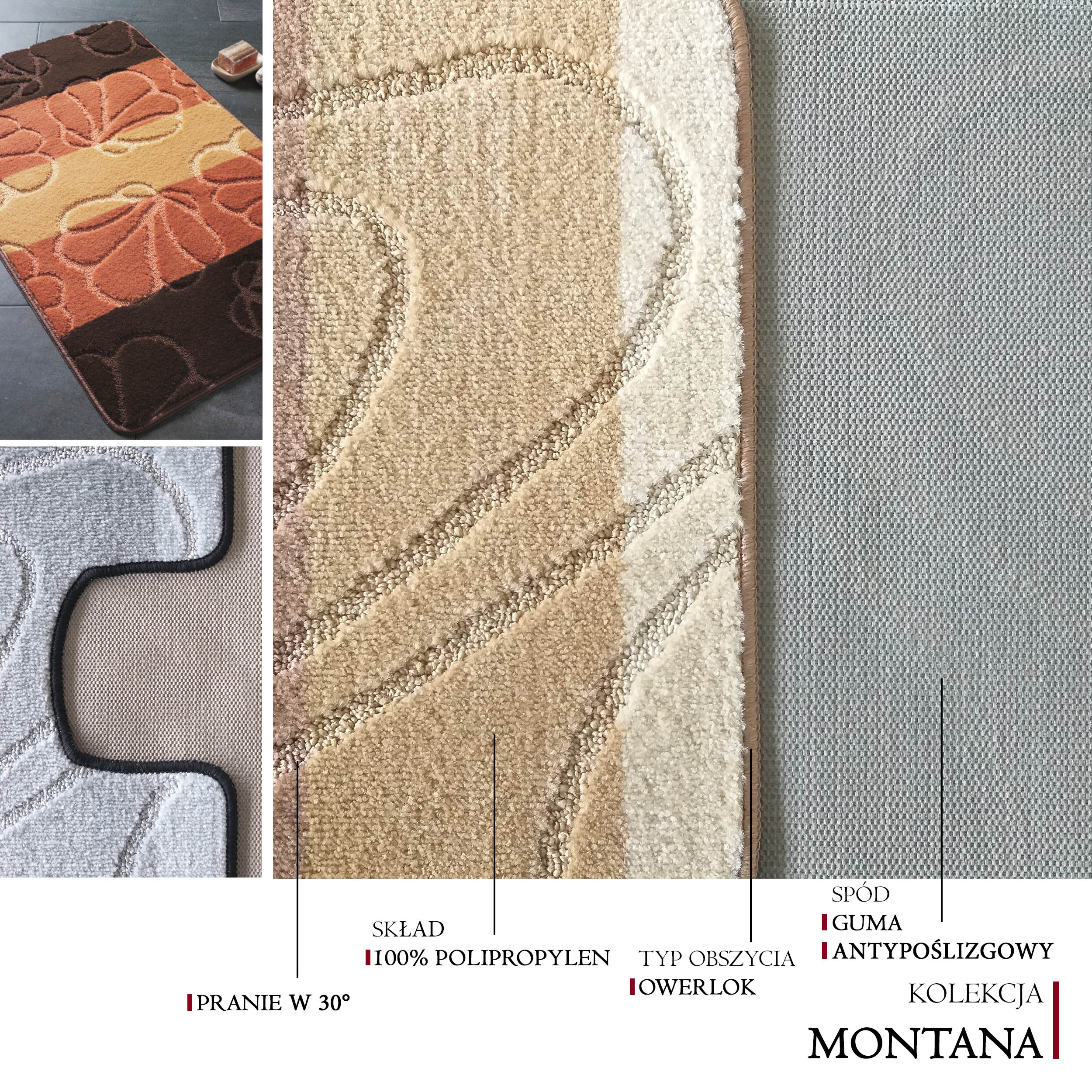 Komplet łazienkowy Montana 03 - zielony