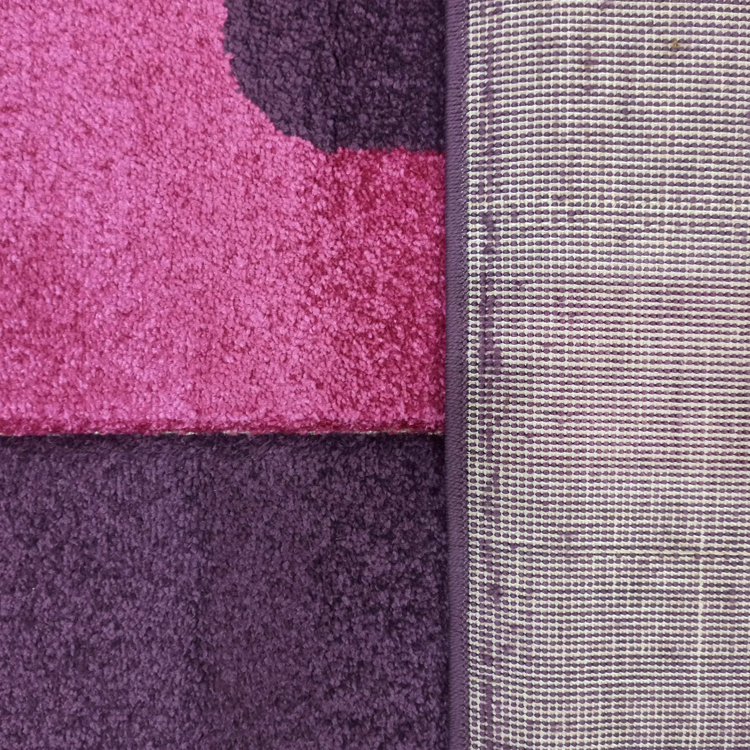 Dywan nowoczesny Fantazja 06287A - fioletowy