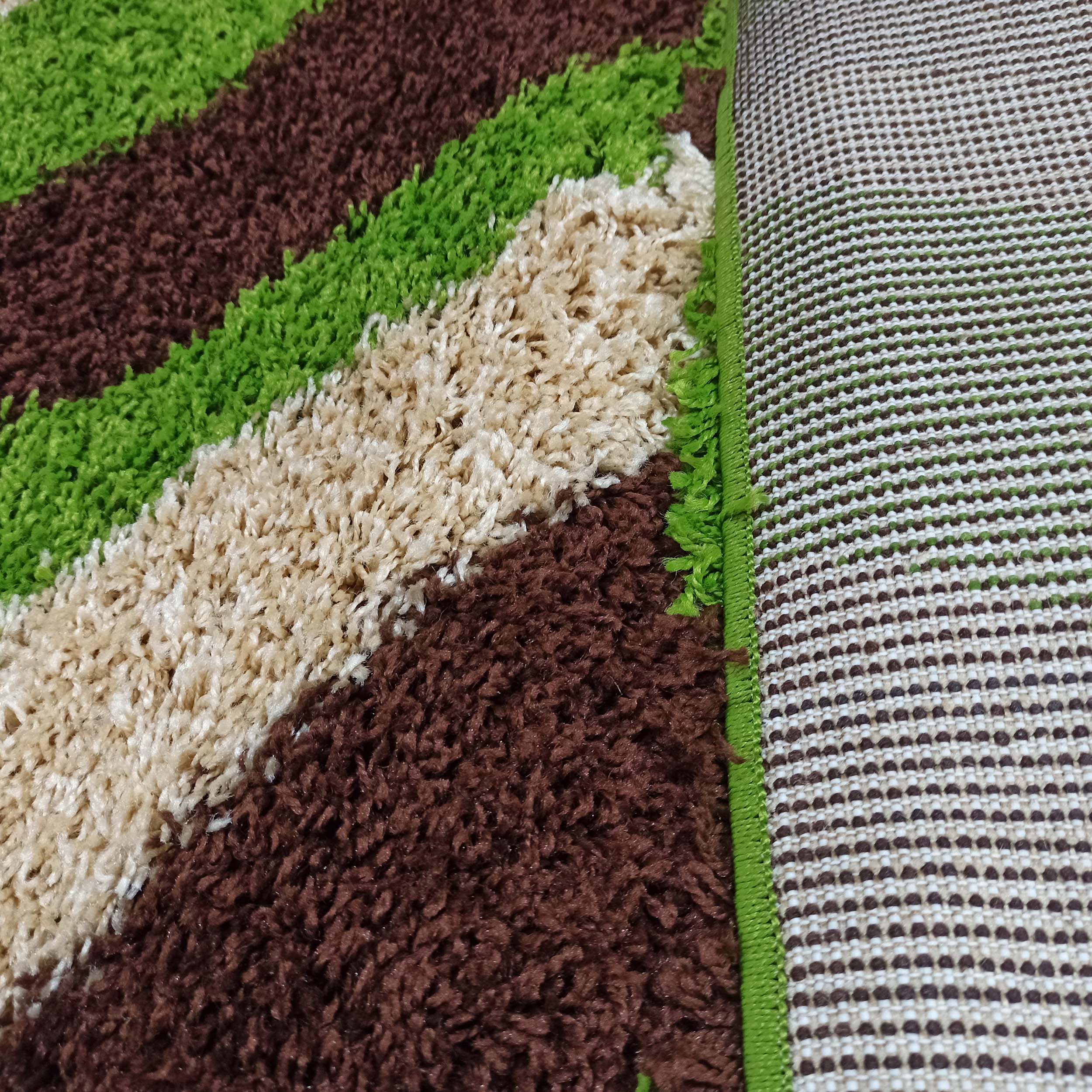 Dywan Nowoczesny Shaggy Long 01181A-GN - wielokolorowy