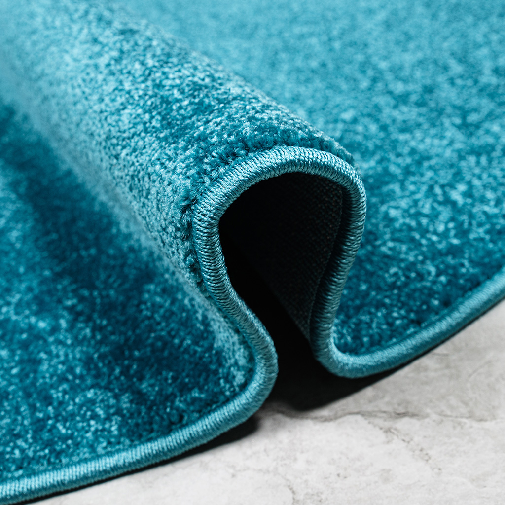 Dywan Portofino Koło Jednolity Niebieski Dywan Portofino Koło Jednolity Niebieski