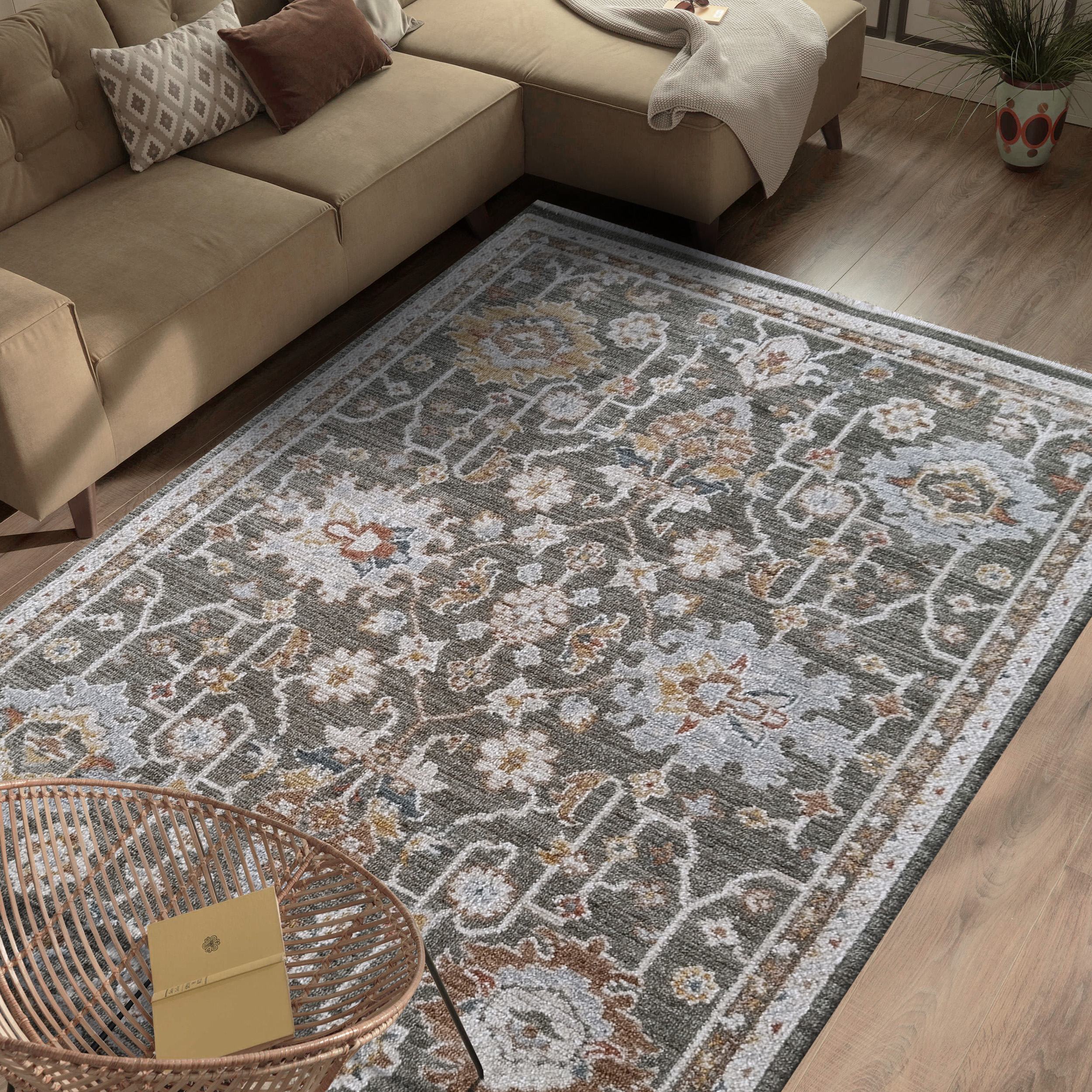 Dywan Klasyczny Nowoczesny Adara 02 - floral