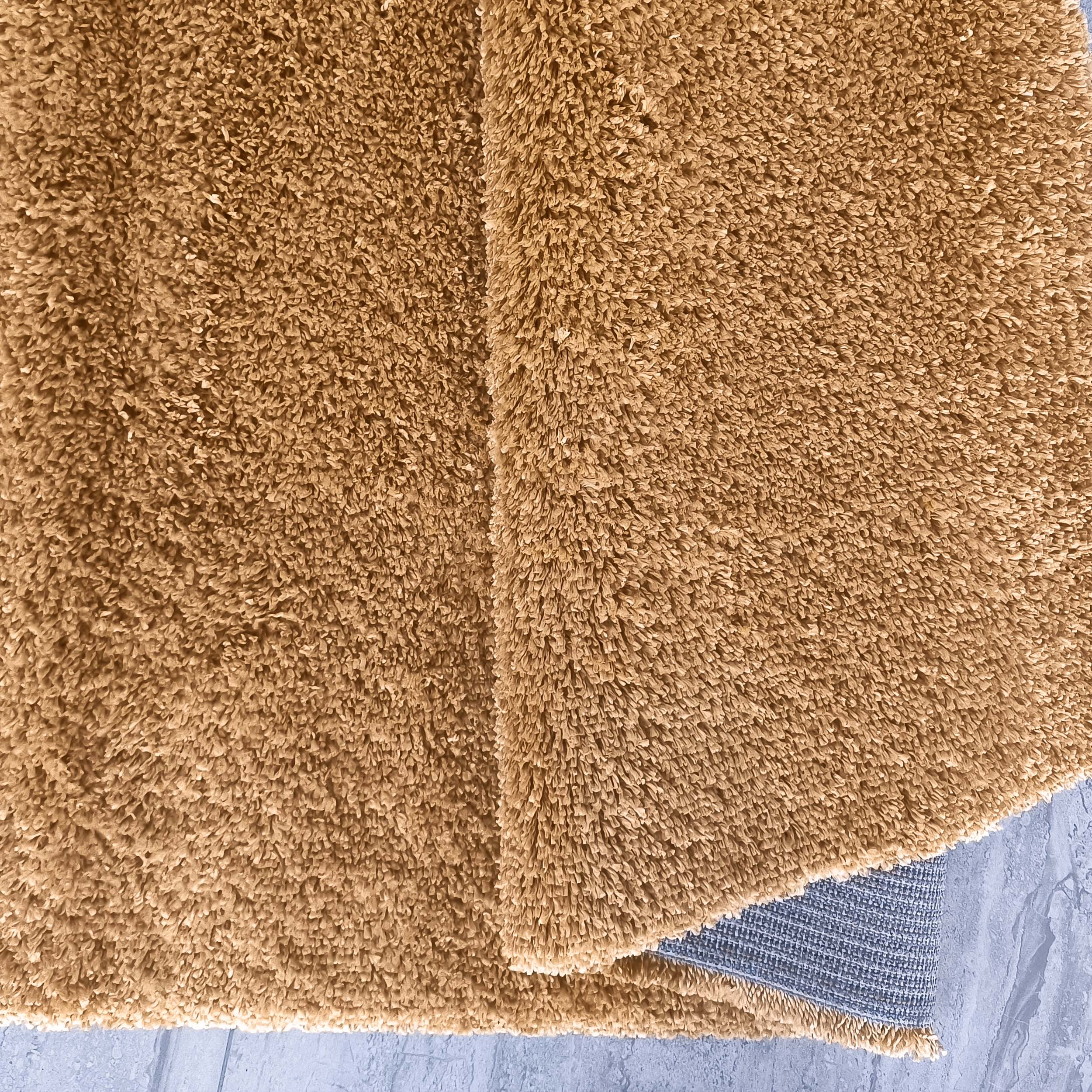 Dywan Nowoczesny Shaggy Santo - Musztardowy