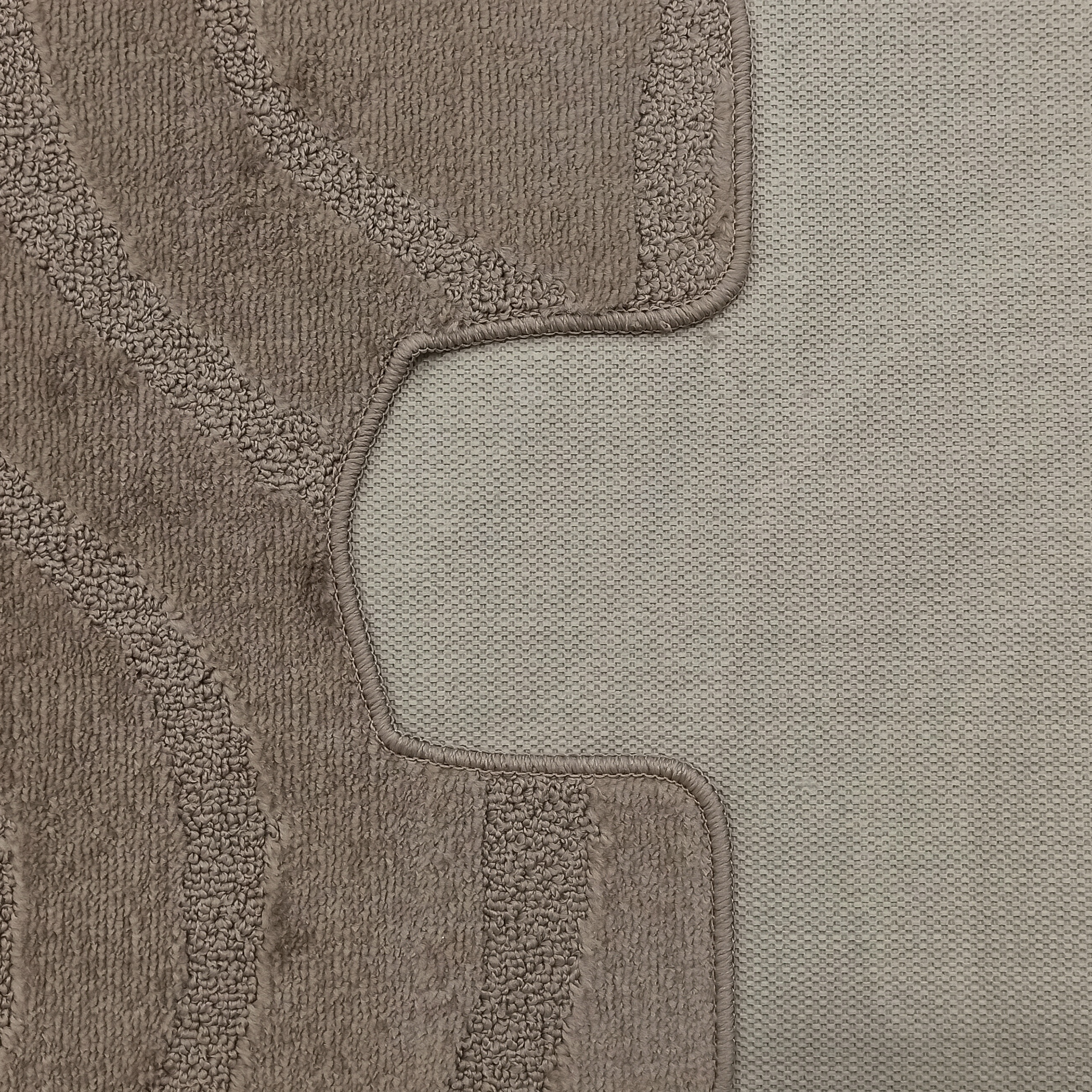 Komplet Dywaników Łazienkowych Montana Symphony - Cappuccino Pod WC Antypoślizgowy