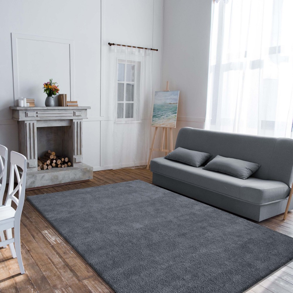 Dywan Nowoczesny Shaggy Cosy Balta 01 - Do Łączenia - Antracytowy Dywan Nowoczesny Shaggy Cosy Balta 01 - Do Łączenia - Antracytowy