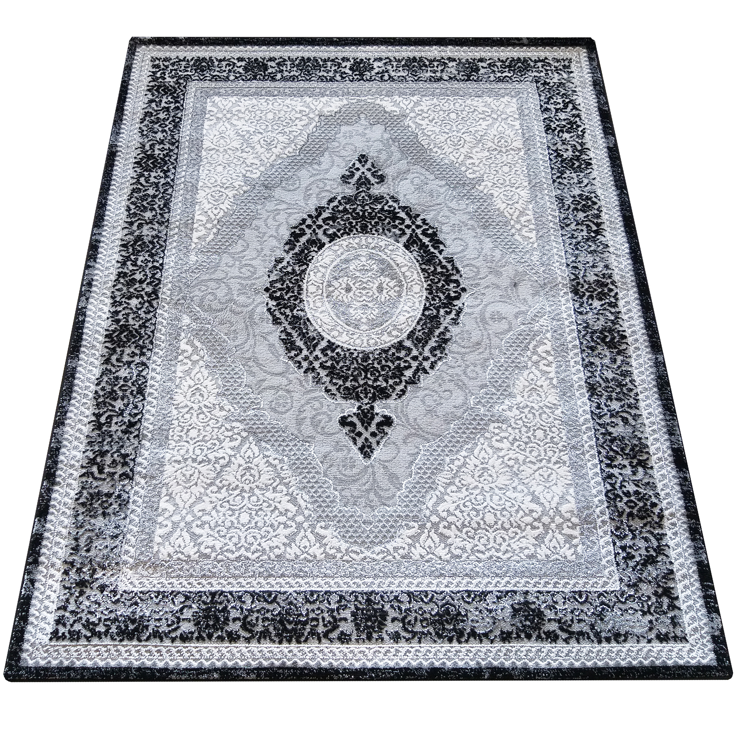 Dywan Ekskluzywny Angora 01 - Szaro - Czarny Dywan Ekskluzywny Angora 01 - Szaro - Czarny