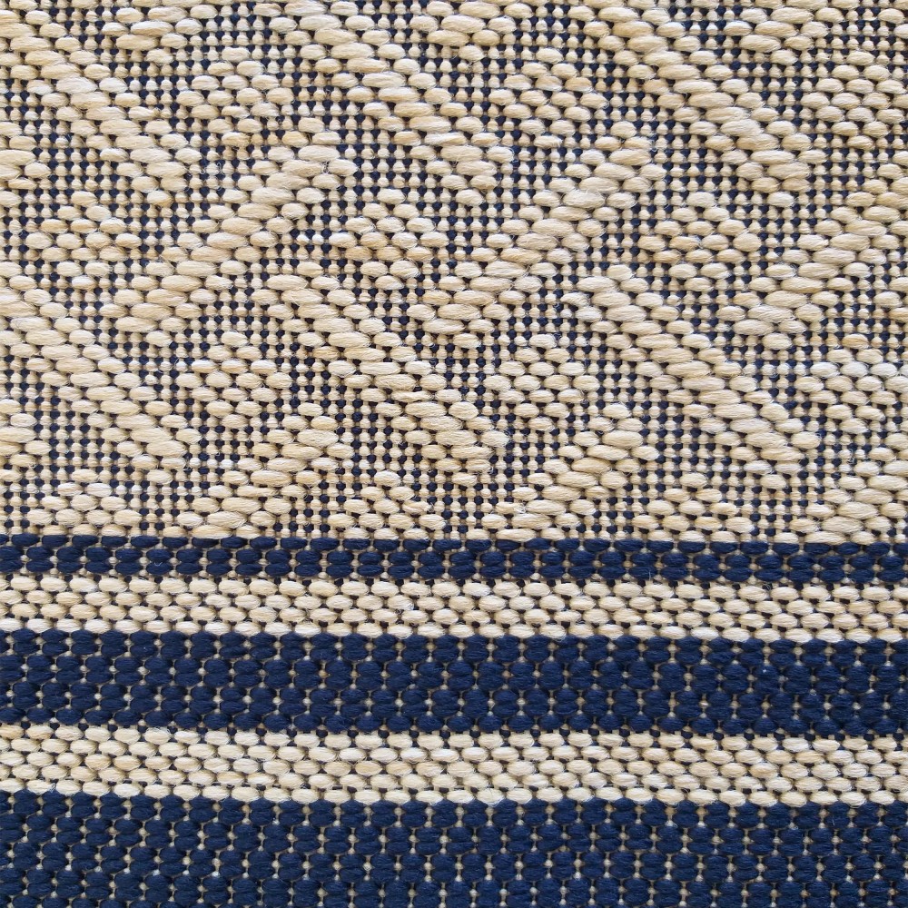 Dywan Nowoczesny Sznurkowy OUTDOOR Patio 25 - Beżowo - Granatowy