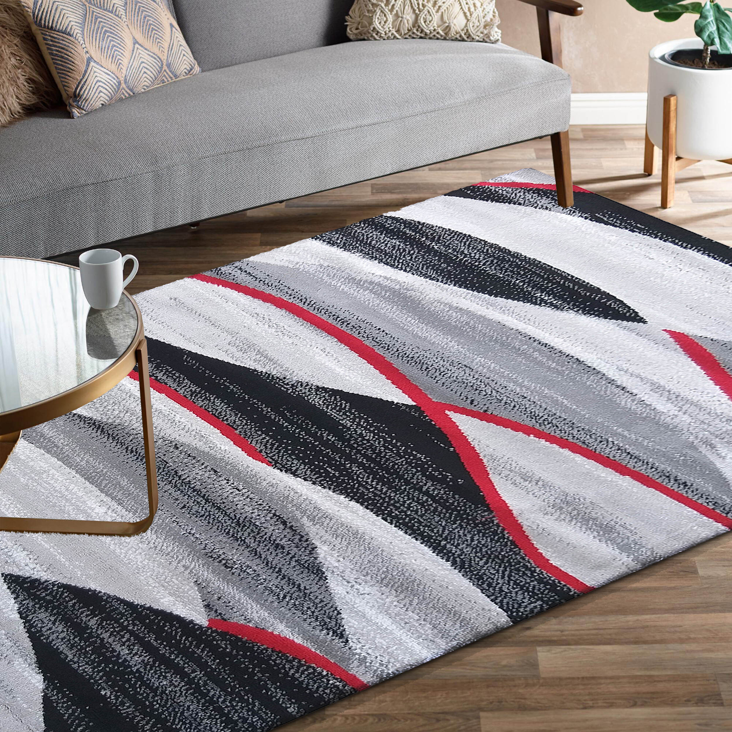 Dywan Nowoczesny Soho 2001A-RG - wielokolorowy