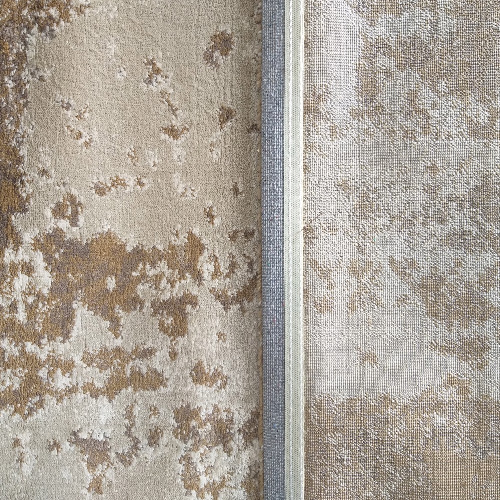 Dywan Nowoczesny Milas Shrink PRL 13C KA - Beżowo - Brązowy