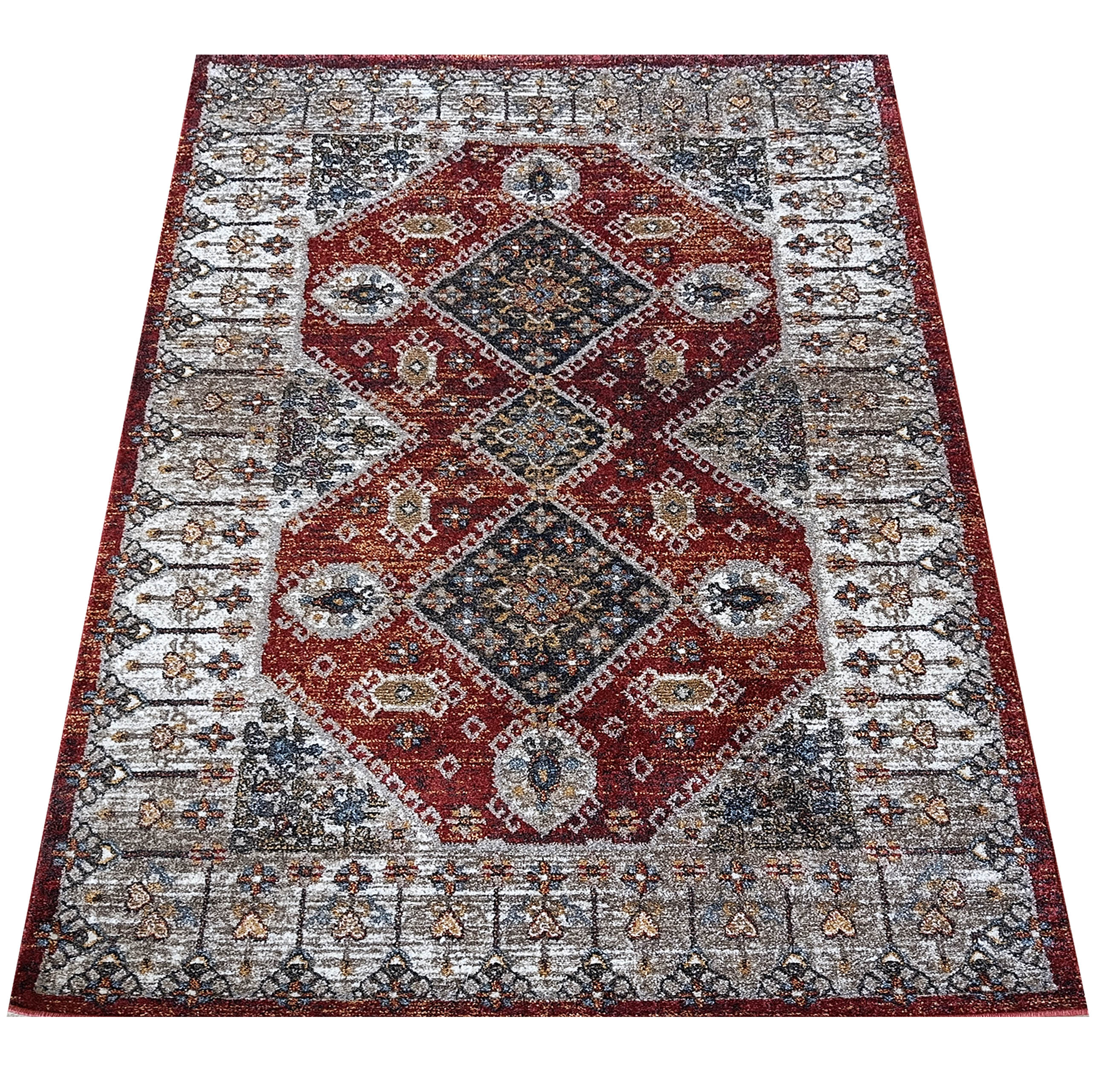 Dywan Nowoczesny Sienna 03 - orientalny ceglany