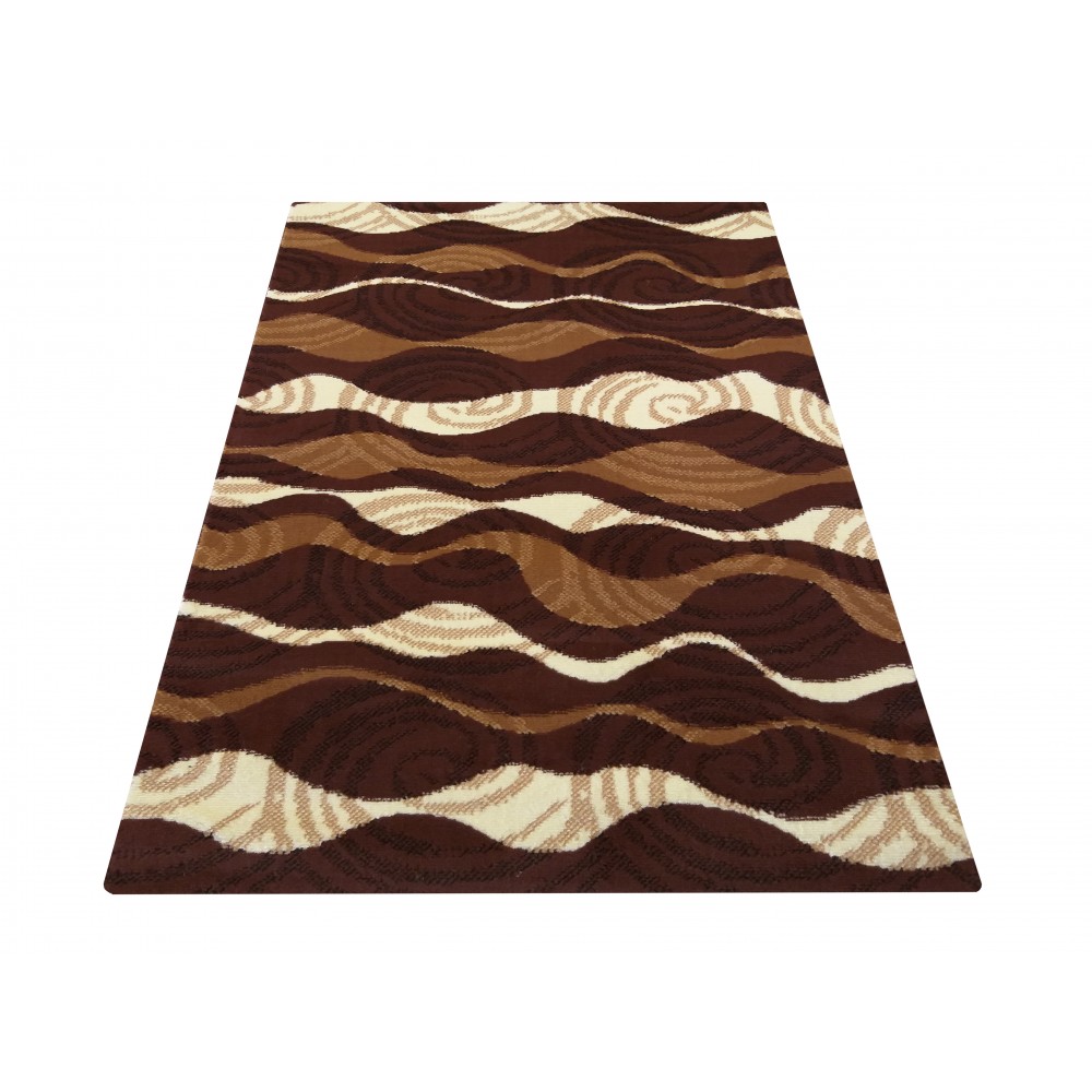 Dywan Klasyczny BCF Alfa 03N brązowy