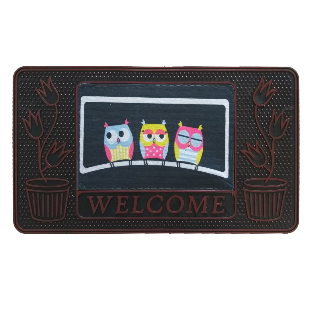 Wycieraczka Przed Drzwi Sowy 40x70