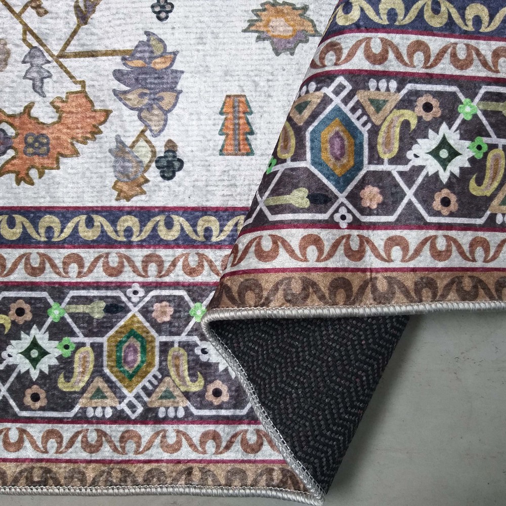 Dywan Nowoczesny Wielokolorowy Safir 600 złoty