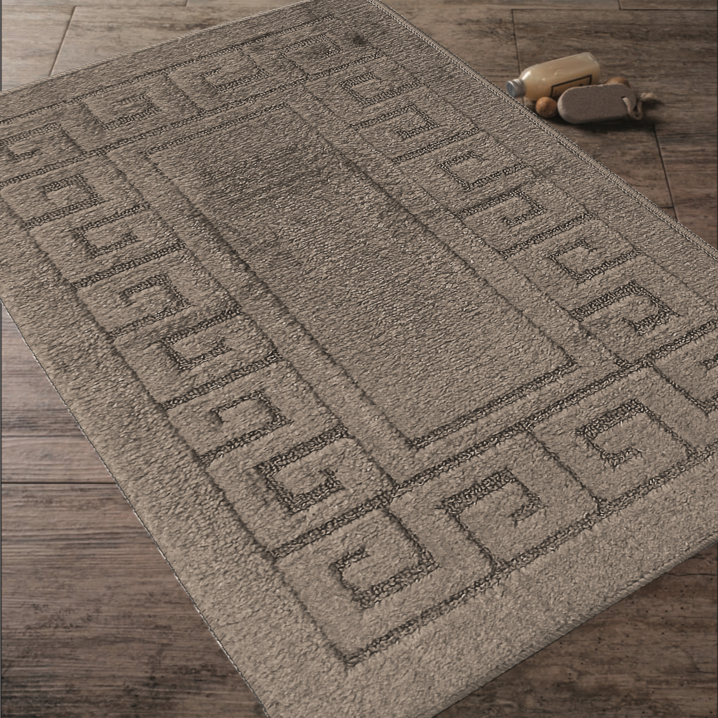 Komplet Dywaników Łazienkowych Montana Ethnic - Cappuccino Pod WC Antypoślizgowy Komplet Dywaników Łazienkowych Montana Ethnic - Cappuccino Pod WC Antypoślizgowy