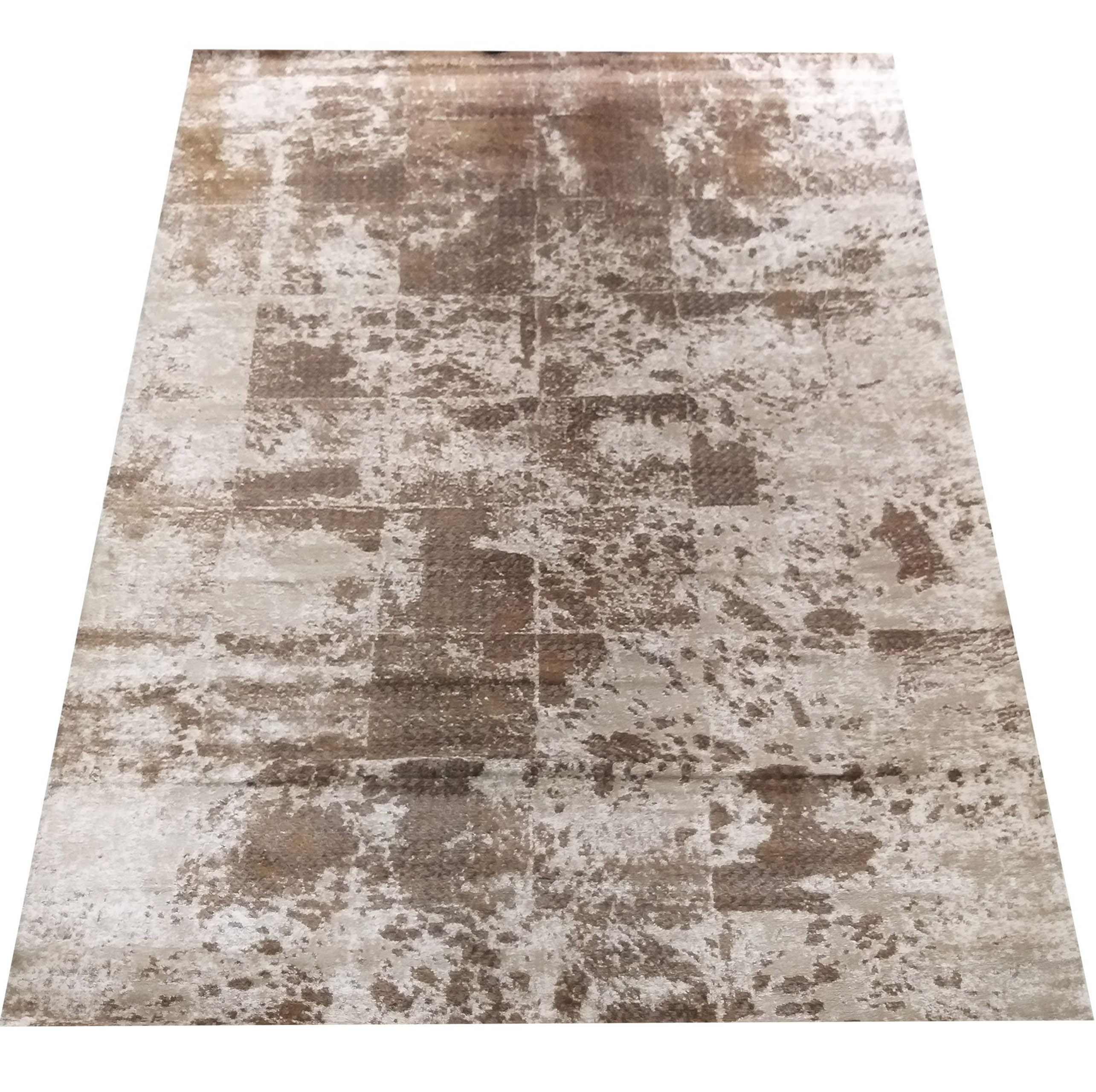 Dywan Nowoczesny Milas Shrink PRL 12D KA - Beżowo - Brązowy