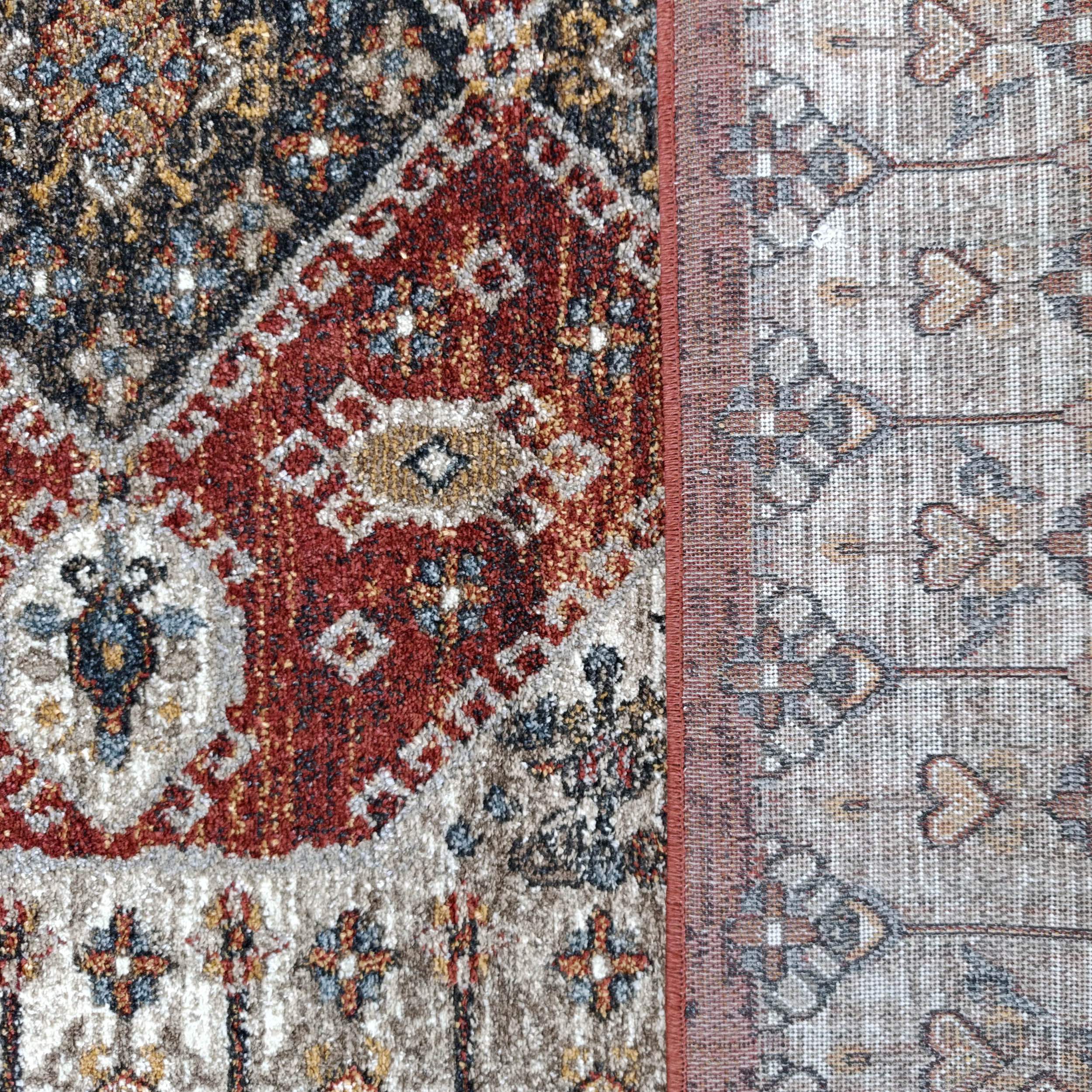 Dywan Nowoczesny Sienna 03 - orientalny ceglany