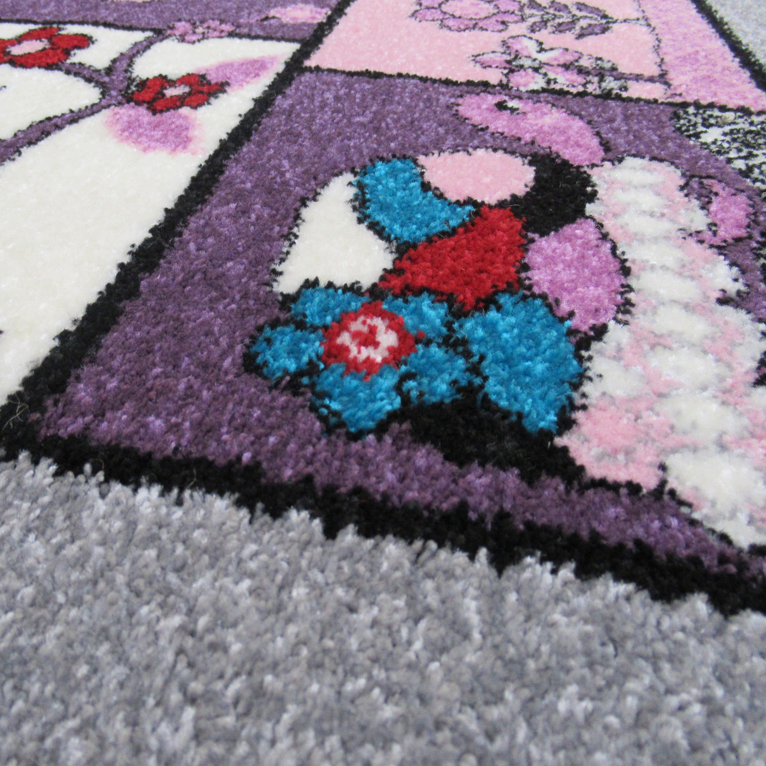  Dywan Bella Dla Dzieci 04 Szary Zwierzęta