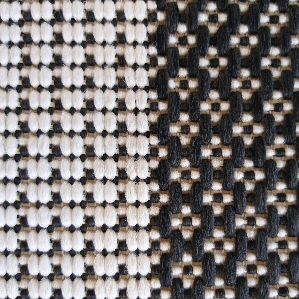 Dywan Nowoczesny Sznurkowy OUTDOOR Patio 08 - Antracytowo - Kremowy